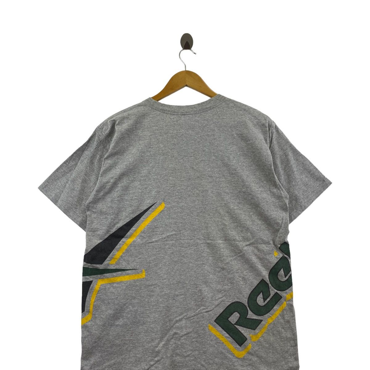 Reebok × Vintage Vintage 90s REEBOK SPORT Brand Print Grey Short Sleeve Shirt Size US M / EU 48-50 / 2 - 4 Thumbnail