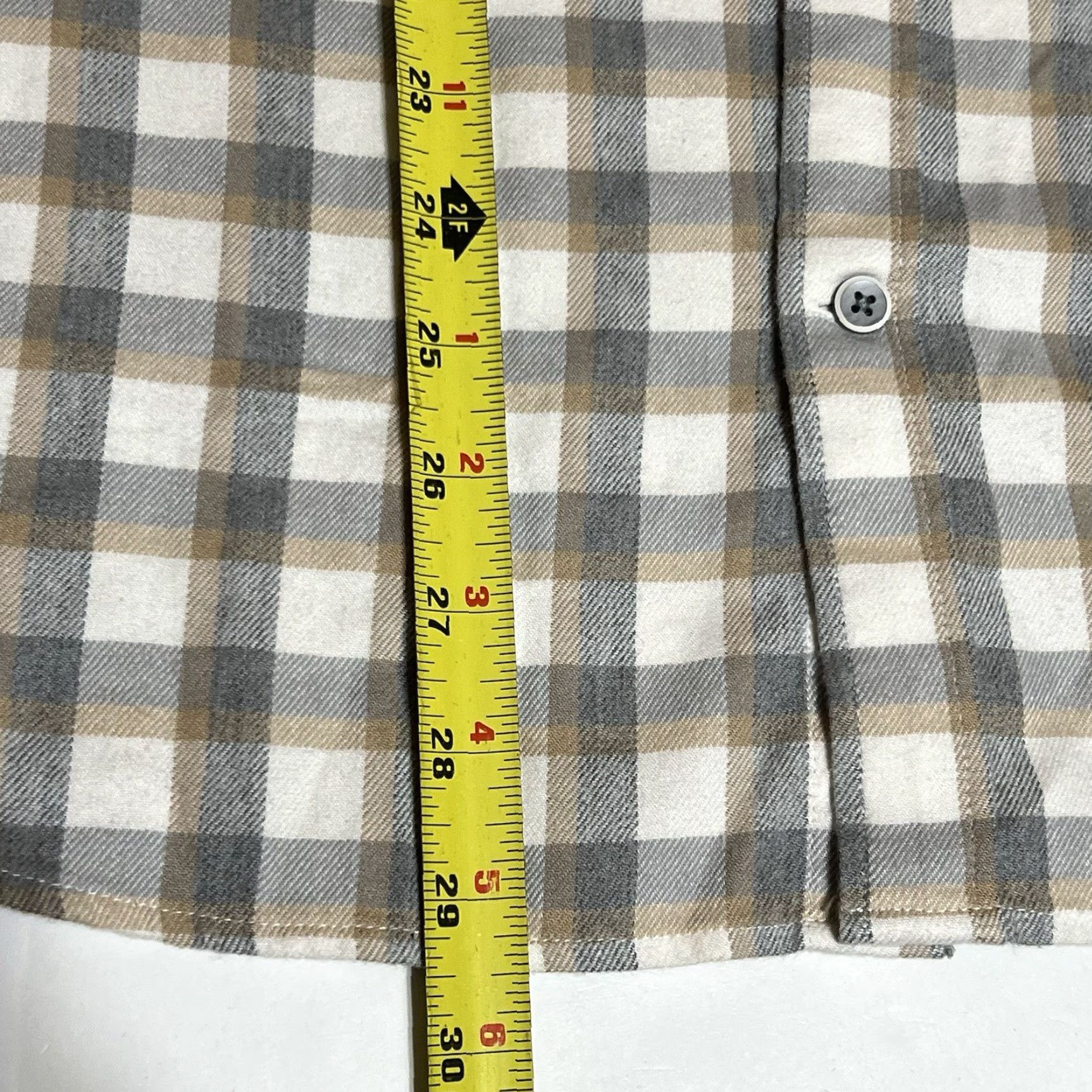 Express EXPRESS Shirt Long Sleeve Button-Down Plaid Casual Workwear Multicolor Cotton Blend Flannel L Size US L / EU 52-54 / 3 - 5 Thumbnail