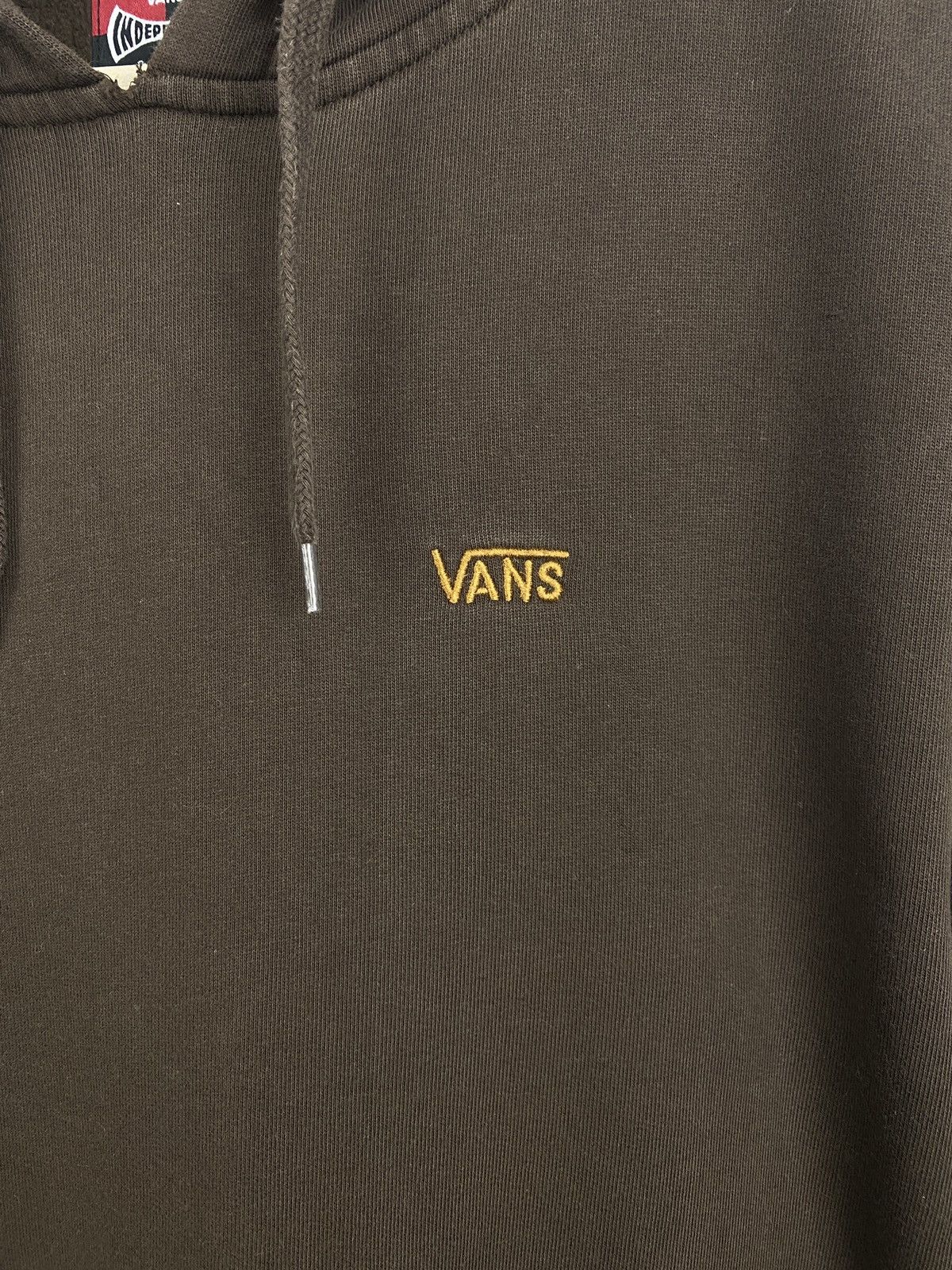 Independent Truck Co. × Vans 🇺🇸 Vintage Independent Vans Brown Big Logo Hoodie Y2K Rare Size US S / EU 44-46 / 1 - 8 Thumbnail