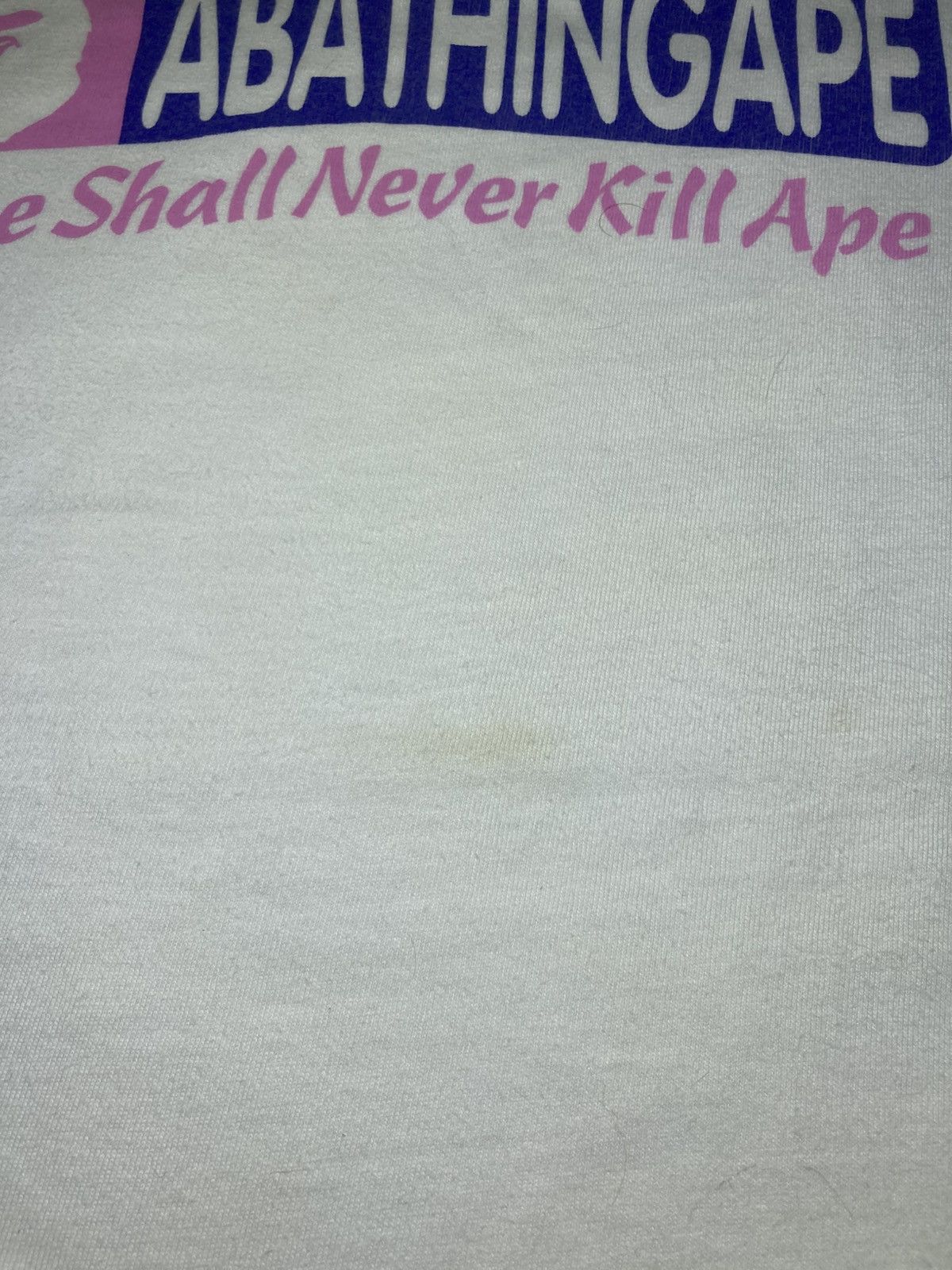 Bape 1998 Bape ASNKA Pink White Ice Cream 90s OG Vintage Size US L / EU 52-54 / 3 - 3 Thumbnail