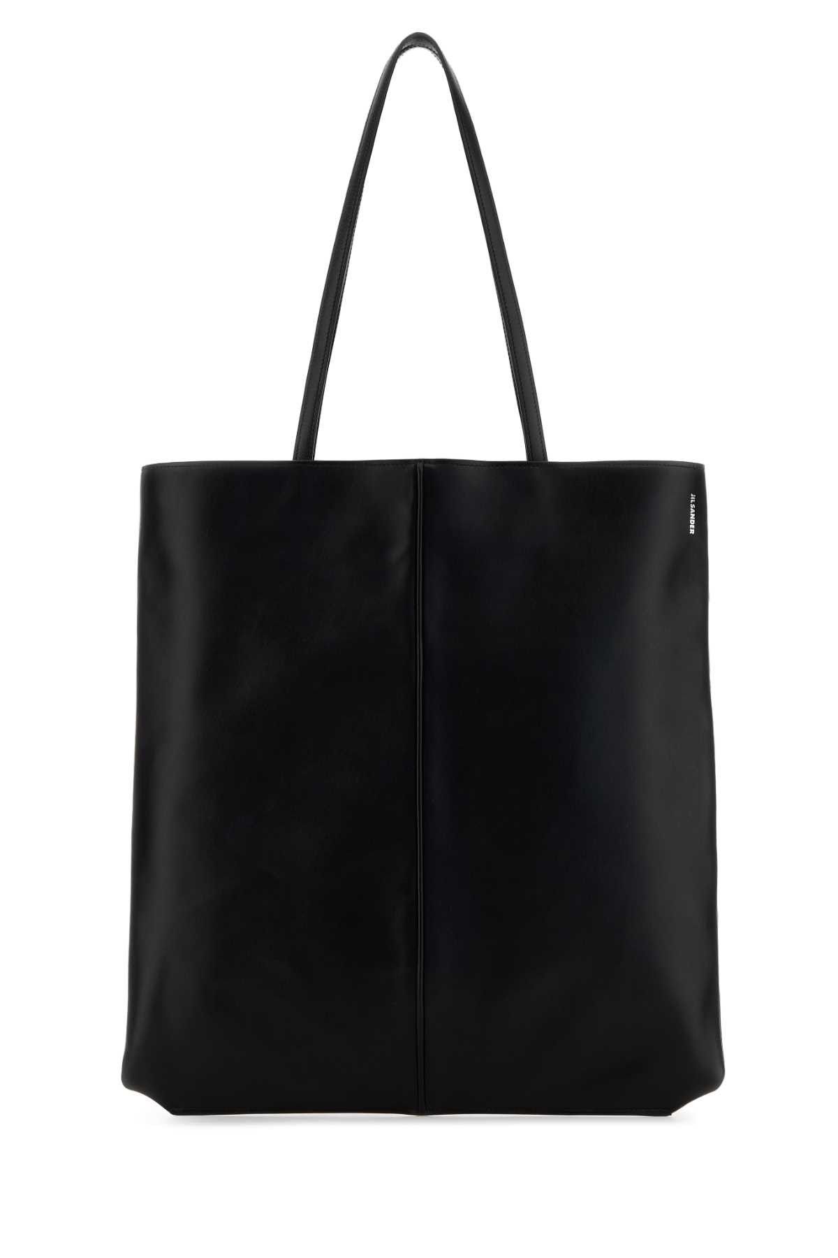 Jil Sander Black Leather Linea Shopping Bag Size ONE SIZE - 1 Thumbnail