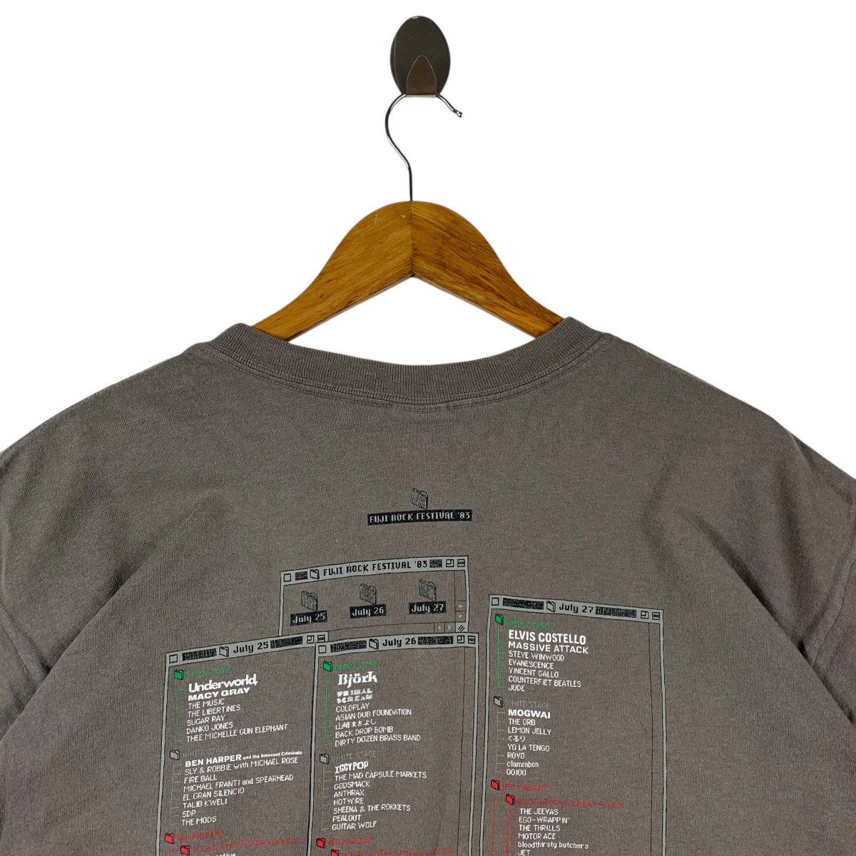 Japanese Brand FUJI ROCK FESTIVAL 1983 tower records tee Size US L / EU 52-54 / 3 - 10 Thumbnail