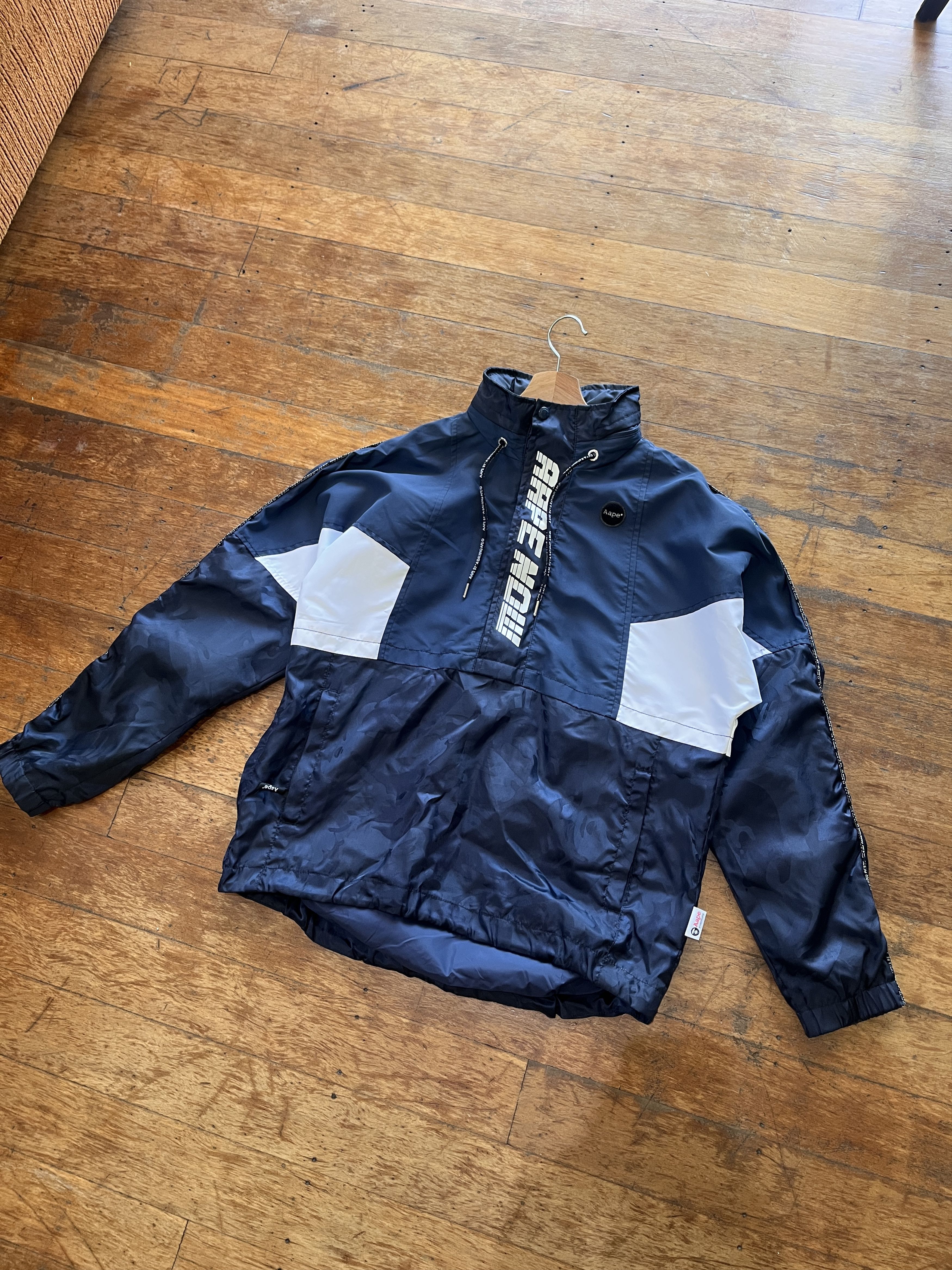Aape Rare 2017 AApe Now Windbreaker Jacket Navy Size US M / EU 48-50 / 2 - 3 Thumbnail