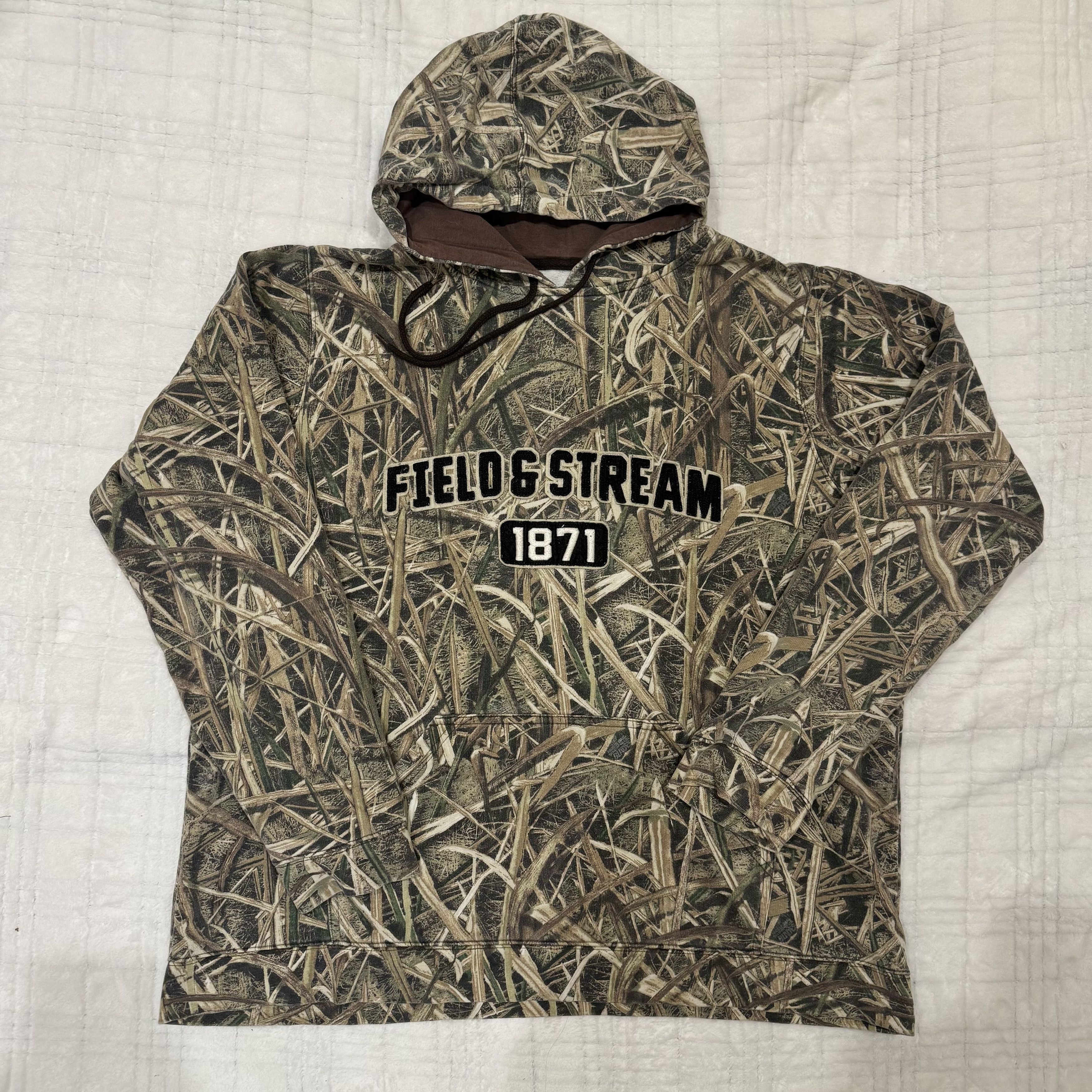 Field & Stream Vintage Field & Stream Camo Hoodie Size US XL / EU 56 / 4 - 1 Thumbnail