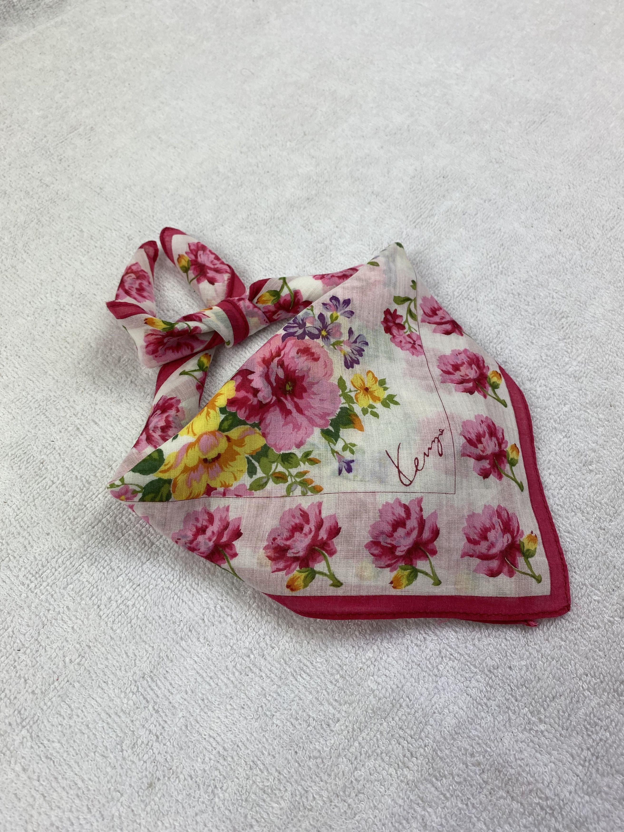 Kenzo × Vintage Kenzo Handkerchief / Bandana / Neckerchief Size ONE SIZE - 2 Thumbnail