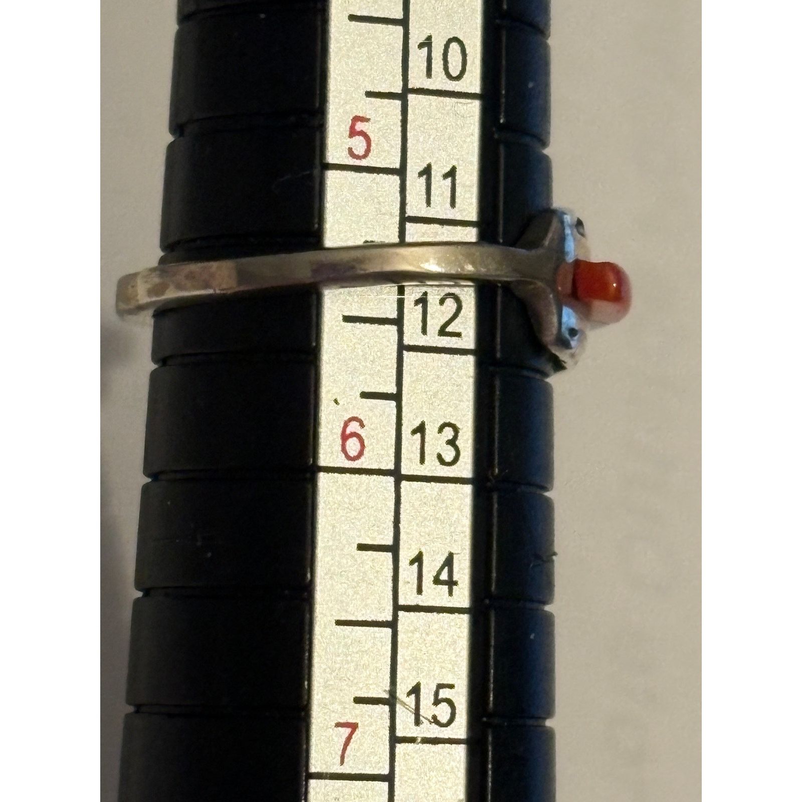 Other VTG Zuni Signed Gus & Lorie Panteah Sterling Ring Sz 5.25" Size ONE SIZE - 15 Thumbnail