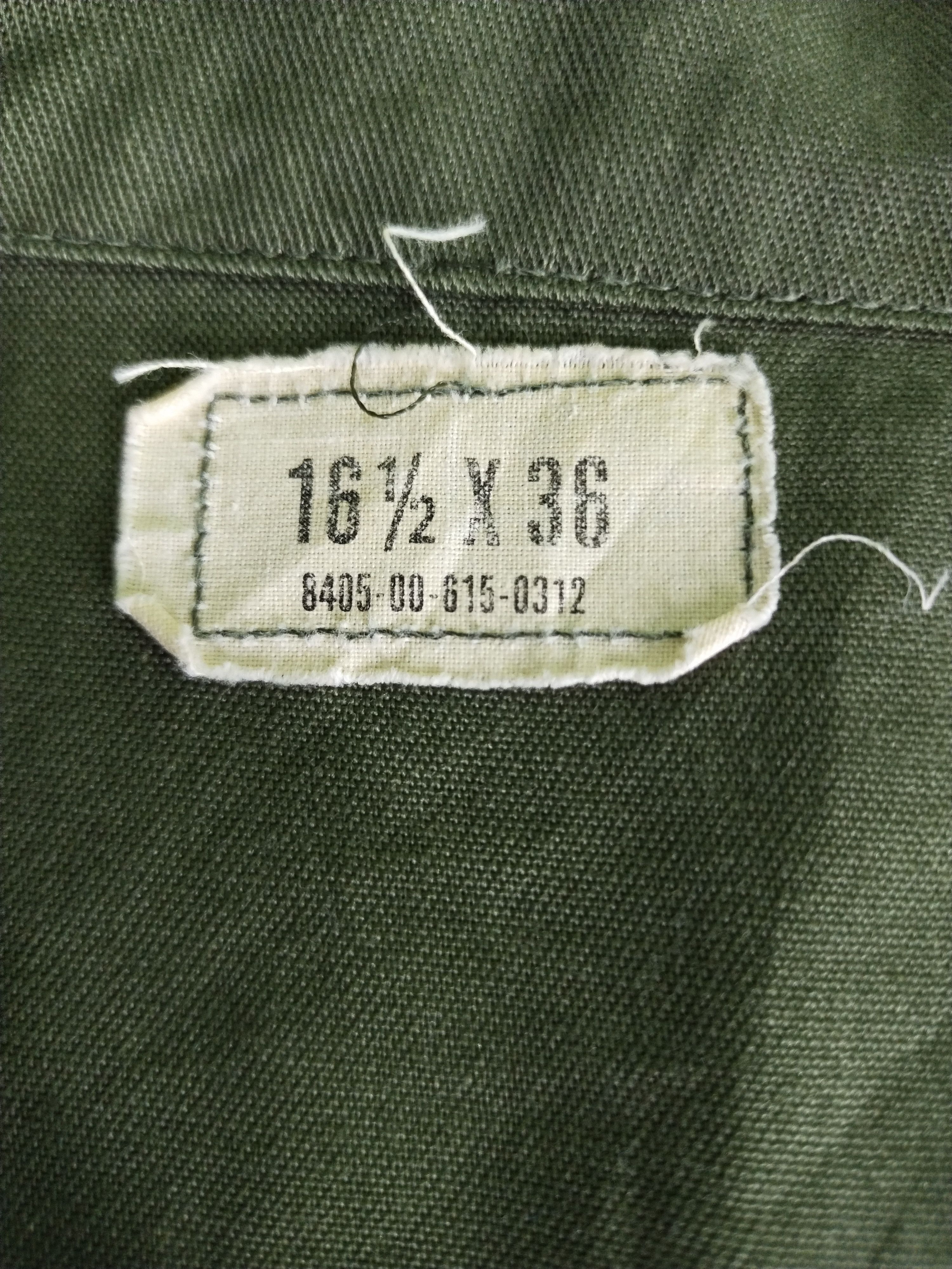 Buzz Rickson's 50's OG 507 Vintage Seabees US Army Green Shirt Tee Size US M / EU 48-50 / 2 - 10 Thumbnail