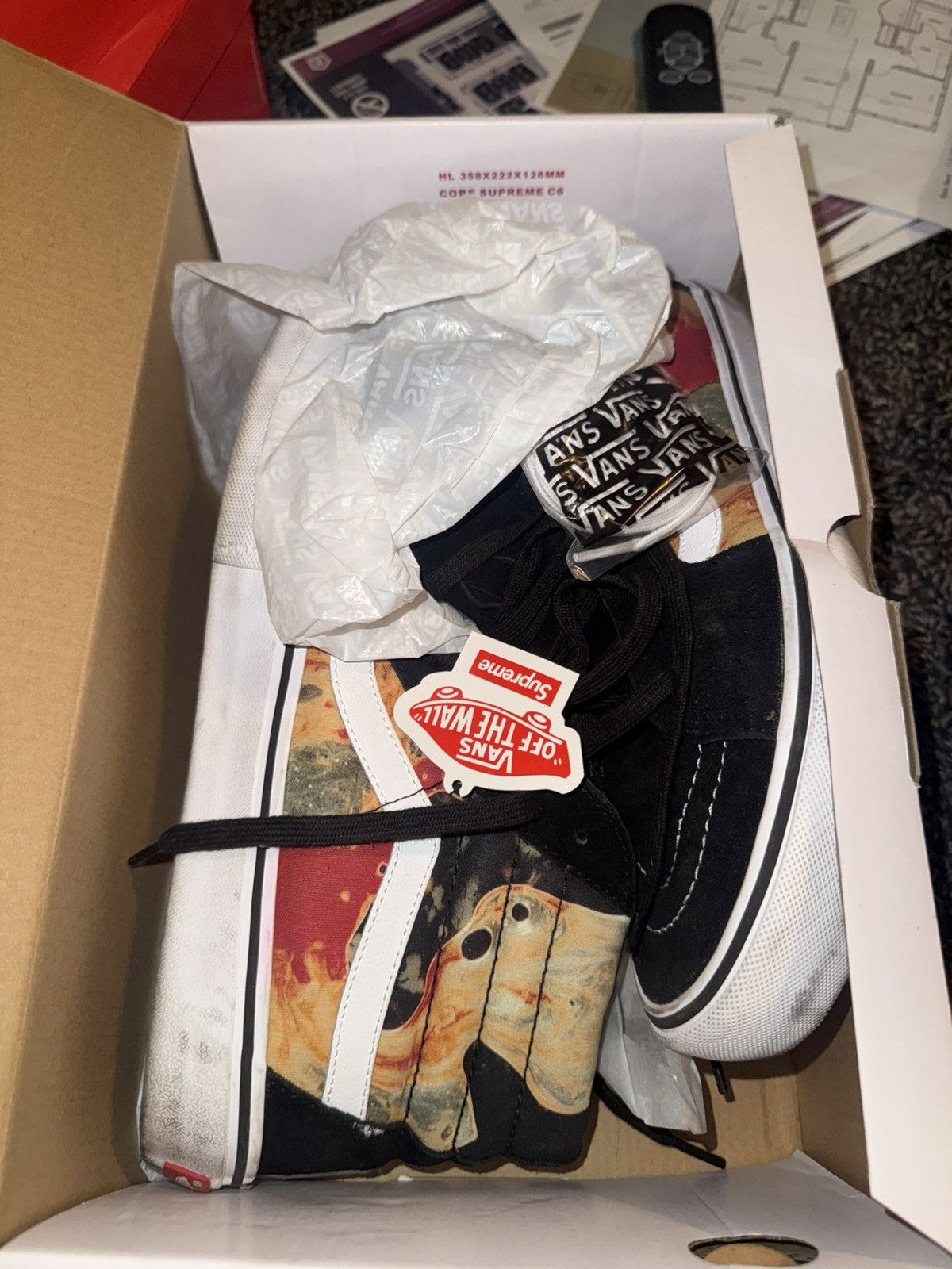 Supreme × Vans Andres Serrano Supreme Vans Sk8-hi Pro “blood sperm” Size US 10.5 / EU 43-44 - 10 Thumbnail