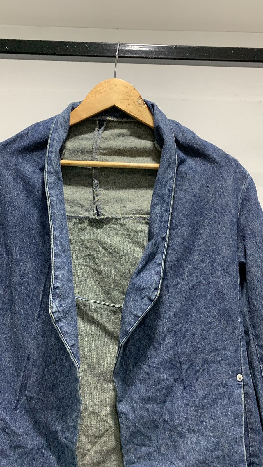 If Six Was Nine Bat-su Denim Punk Jacket Size M / US 6-8 / IT 42-44 - 7 Thumbnail