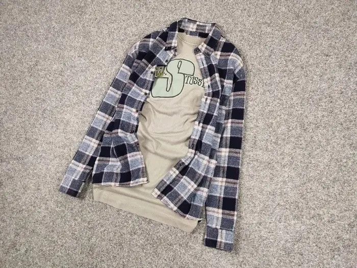 Flannel Vintage Flannel Shirt Plaid Checkered Travis Scott Style Size US XL / EU 56 / 4 - 2 Thumbnail