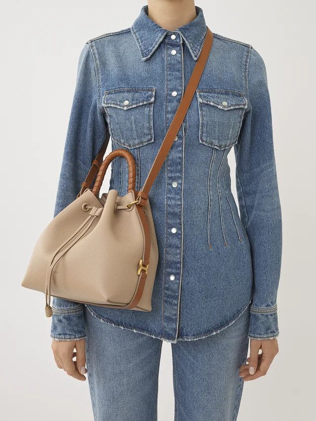 Chloe o1loc1c1024 Size: OS / Bucket Bag in Beige Size ONE SIZE - 6 Thumbnail