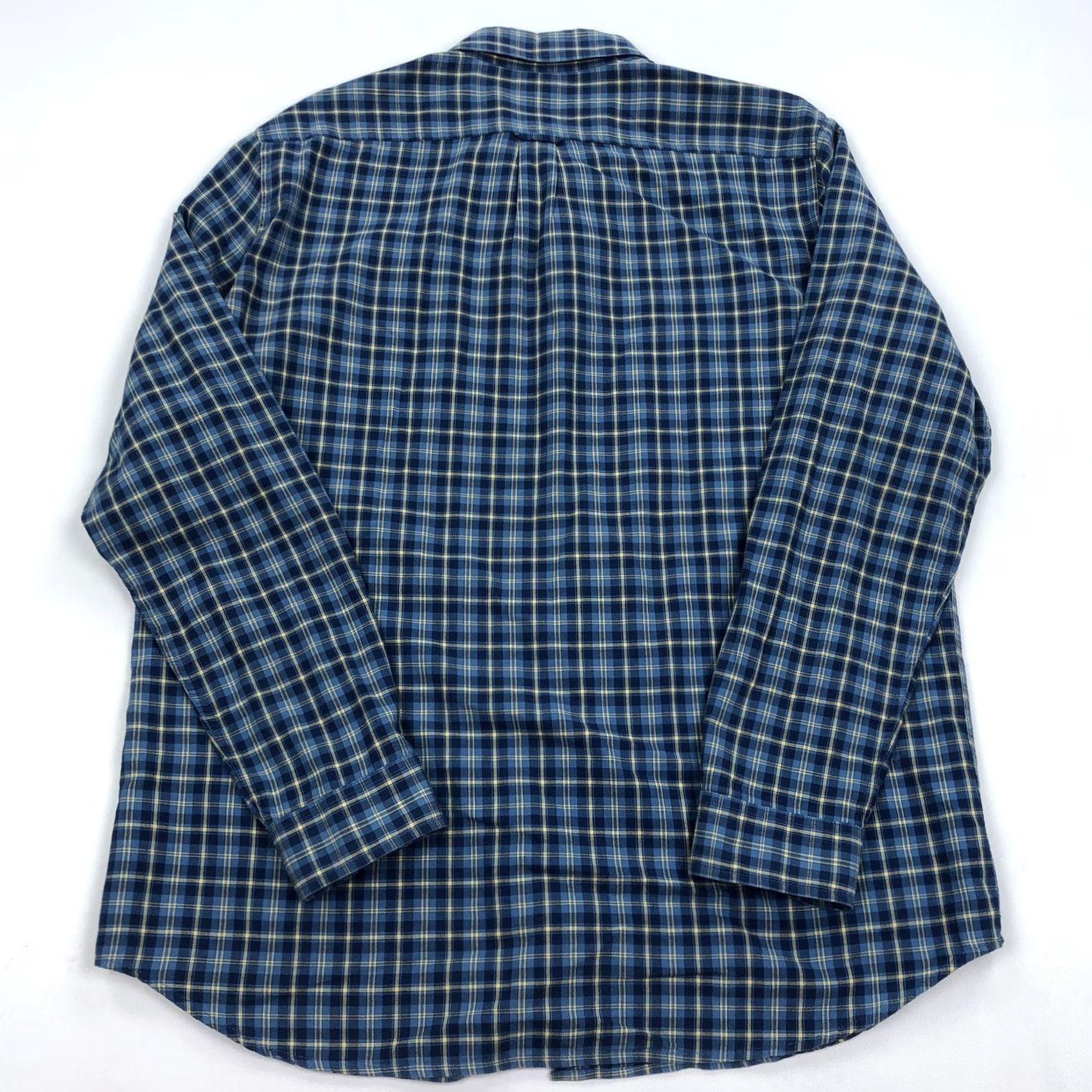 Vintage VINTAGE L.L.Bean Shirt Plaid Flannel Button-Down Blue XL-Tall Mens XLT Big & Tall Size US XL / EU 56 / 4 - 7 Thumbnail