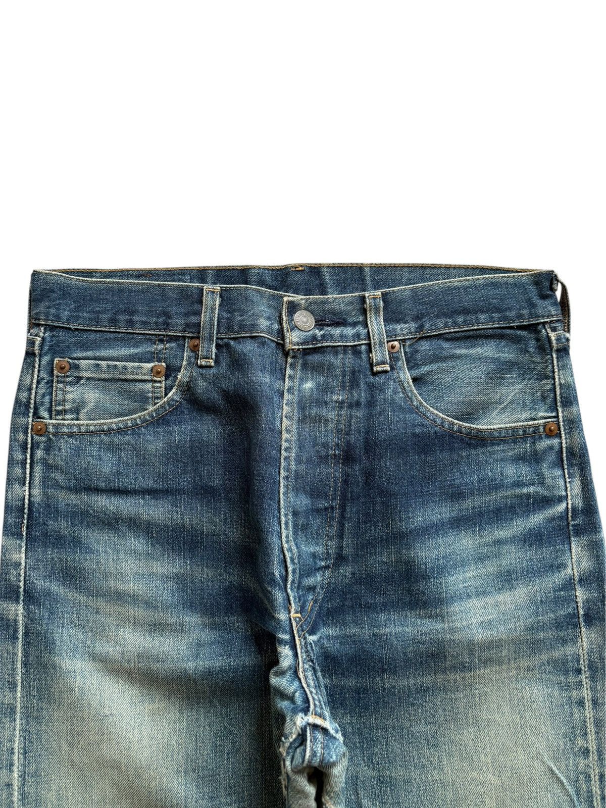 Levi's Vintage 80s Levis 503B XX Big E Selvedge Baggy Jeans Size US 31 - 5 Thumbnail