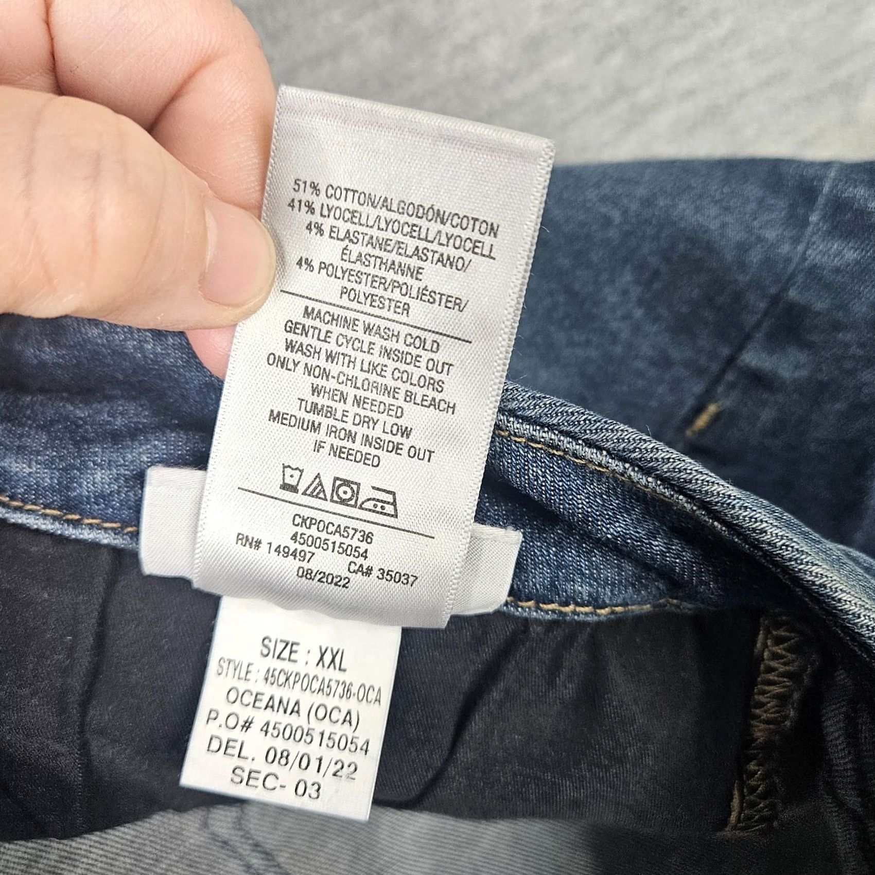 Vintage Joe’s Jeans Jeans Bootcut Women’s Casual Size 2XL Blue Denim Belted Mid Rise 5-Pocket New Men/Women? Size 40" / US 18 - 6 Thumbnail