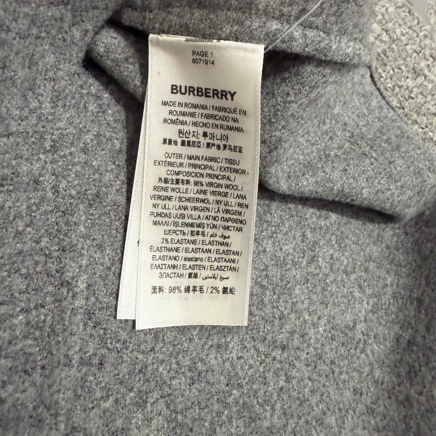 Burberry Burberry Gray Embroidered Collar Shirt NWT 32/34/36 Size XXS / US 00 / IT 34 - 4 Thumbnail