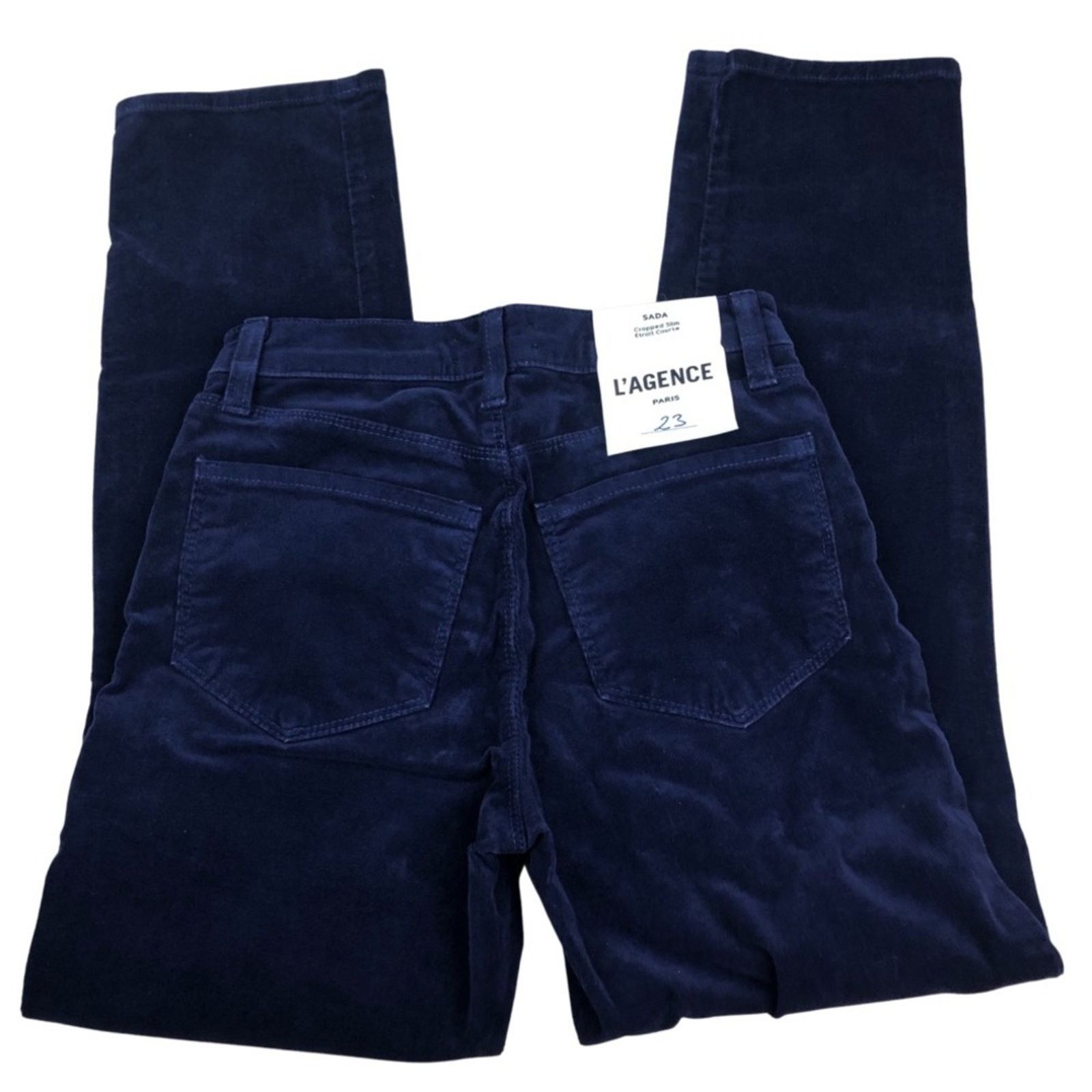 L'AGENCE New with tag L’AGENCE Sada Corduroy Crop Skinny Pants Size 23" - 10 Thumbnail