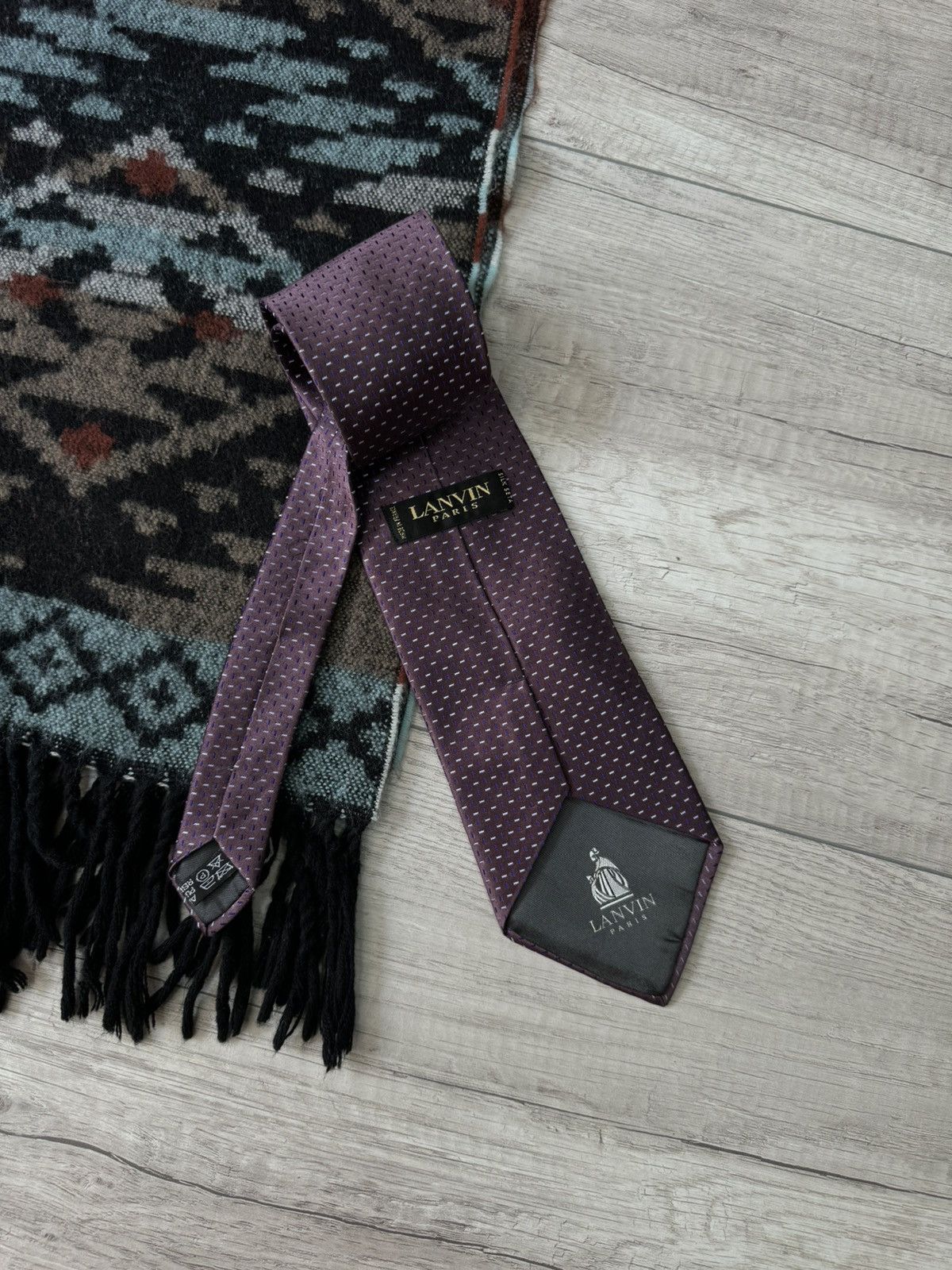 Lanvin Lanvin Paris Silk Tie Size ONE SIZE - 1 Thumbnail