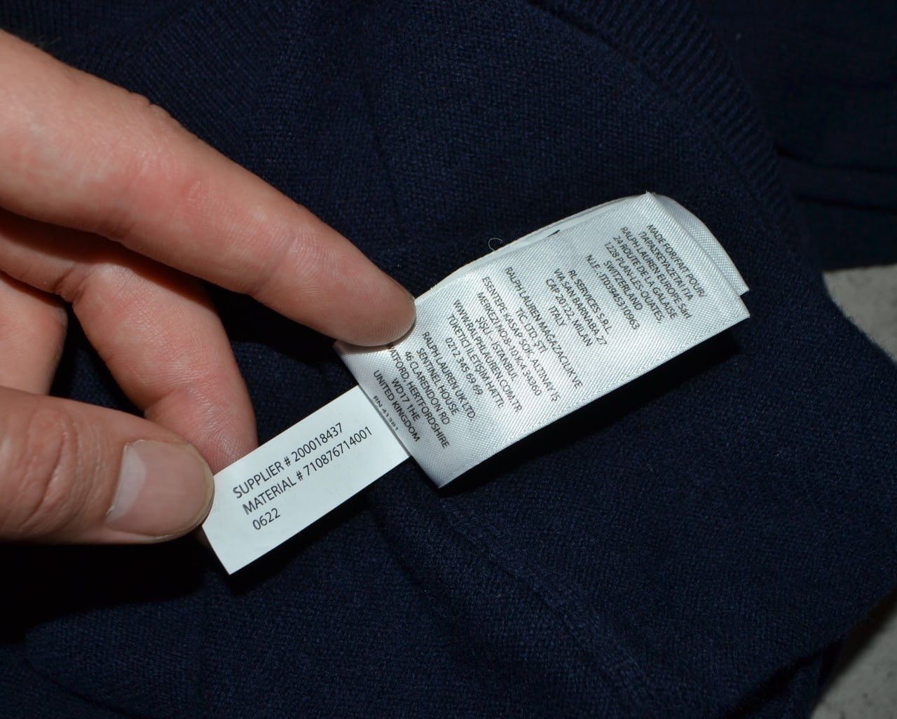 Polo Ralph Lauren Polo Ralph Lauren 100% Wool Sweater Regular Fit Blue size L Size US L / EU 52-54 / 3 - 9 Thumbnail