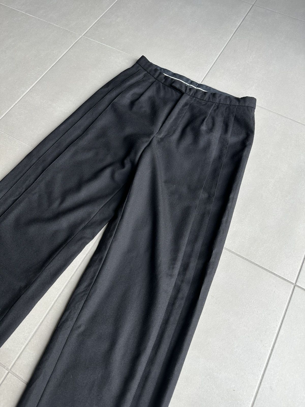 Raf Simons Raf Simons AW2000 “confusion” pleated wide trousers Size US 30 / EU 46 - 8 Thumbnail