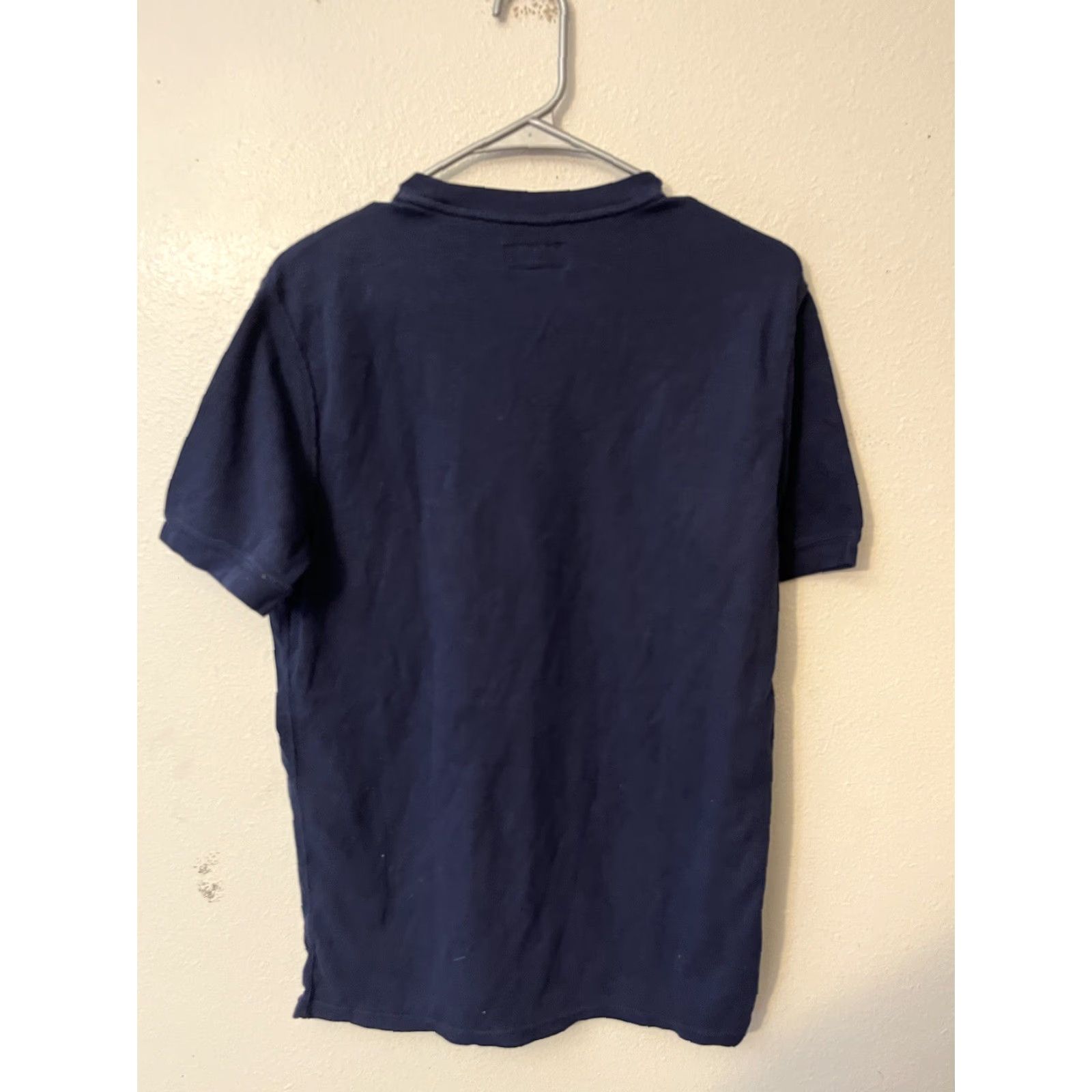 Polo Ralph Lauren Polo Ralph Lauren Shirt Mens Medium Navy Waffle Knit Sleepwear Lounge Tee Top Size US M / EU 48-50 / 2 - 2 Thumbnail