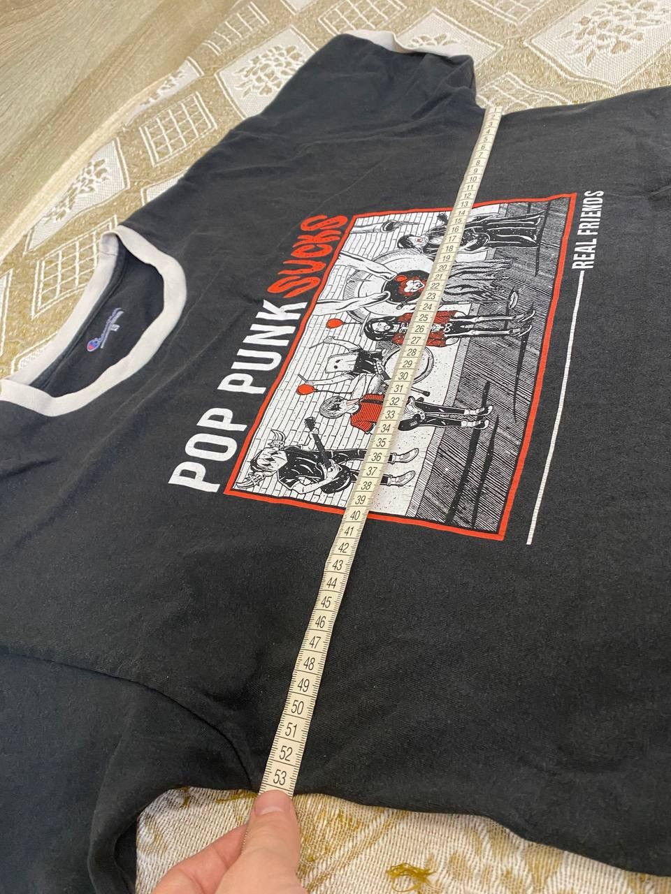 Champion 🔥 Vintage Real Friends Band Rock Champion T Shirt Streetwear Size US L / EU 52-54 / 3 - 10 Thumbnail