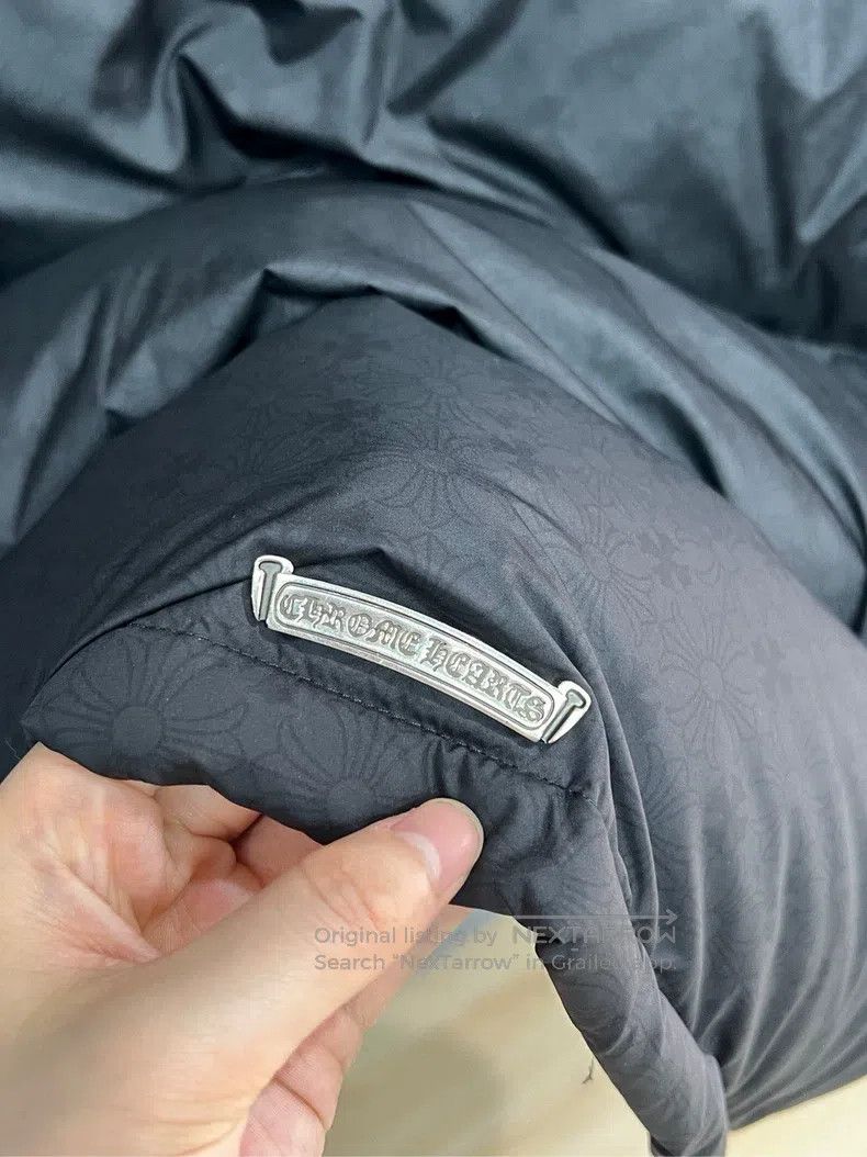 Chrome Hearts CHROME HEARTS Size L Black dark printed down jacket Size US L / EU 52-54 / 3 - 5 Thumbnail