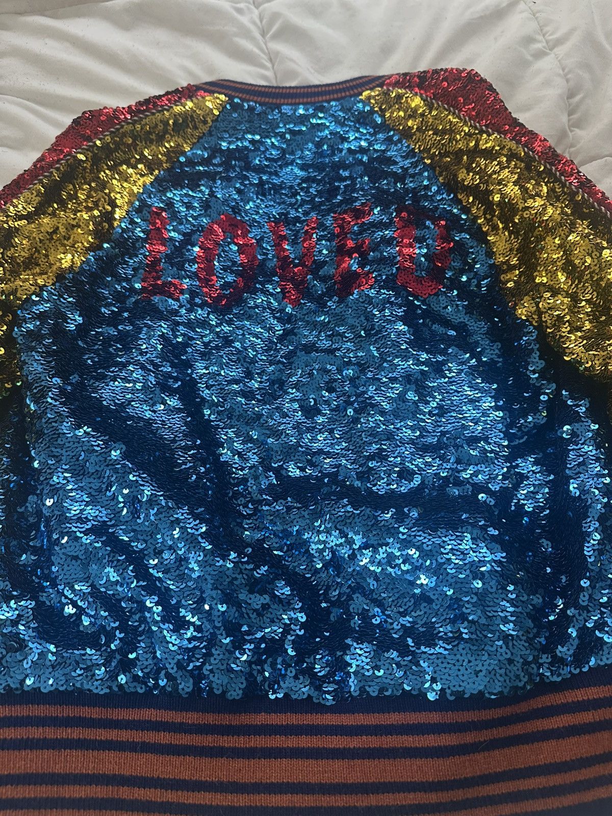 Gucci Gucci LOVED Sequin Bomber Jacket Size US S / EU 44-46 / 1 - 9 Thumbnail