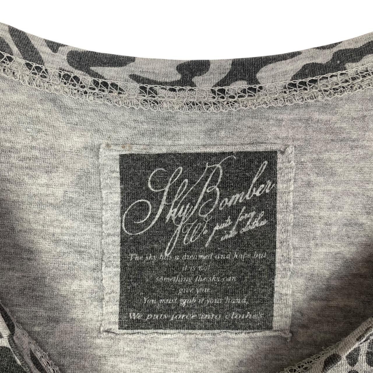 Other SKY BOMBER PUNK Leopard Pattern Fotofolio Tee Shirt Top Size L / US 10 / IT 46 - 3 Thumbnail