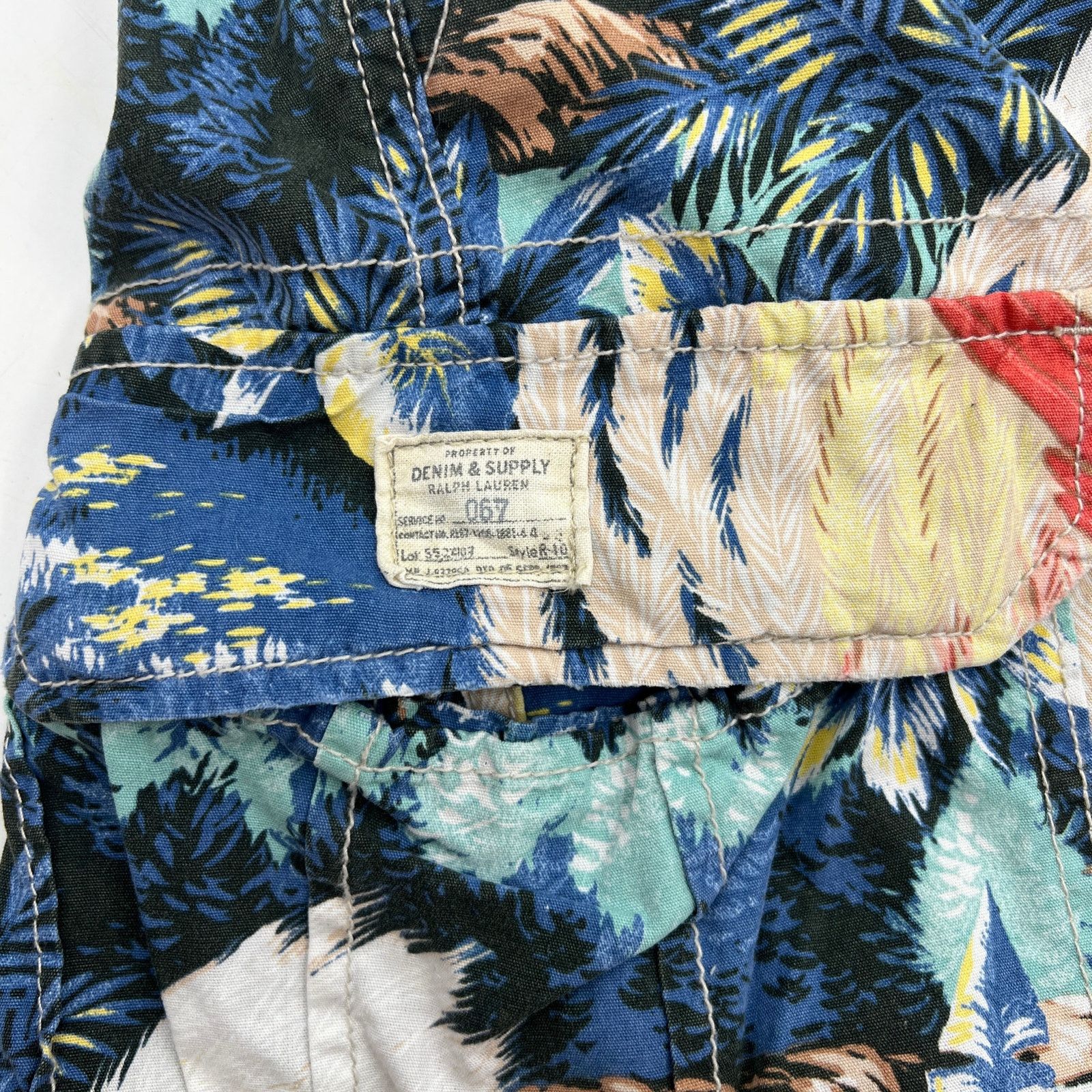 Denim & Supply Ralph Lauren Denim & Supply Printed Swim Trunks Hawaiian Motif Size US 31 - 7 Thumbnail