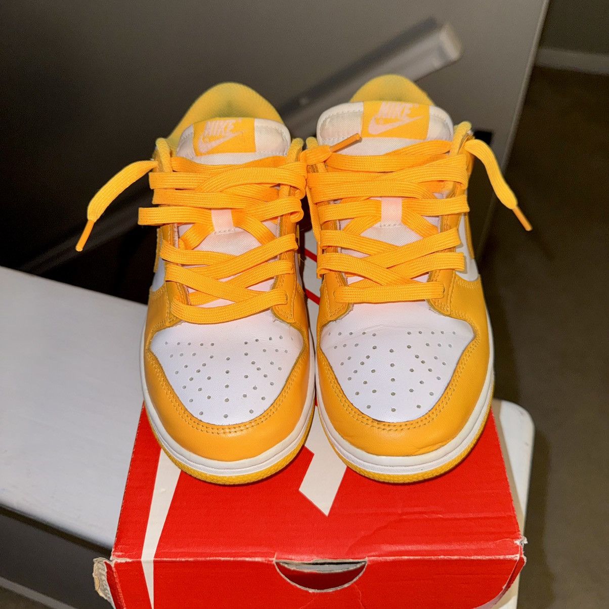 Nike Nike Dunk Low - Laser Orange (Woman’s) Size US 6 / IT 36 - 1 Thumbnail