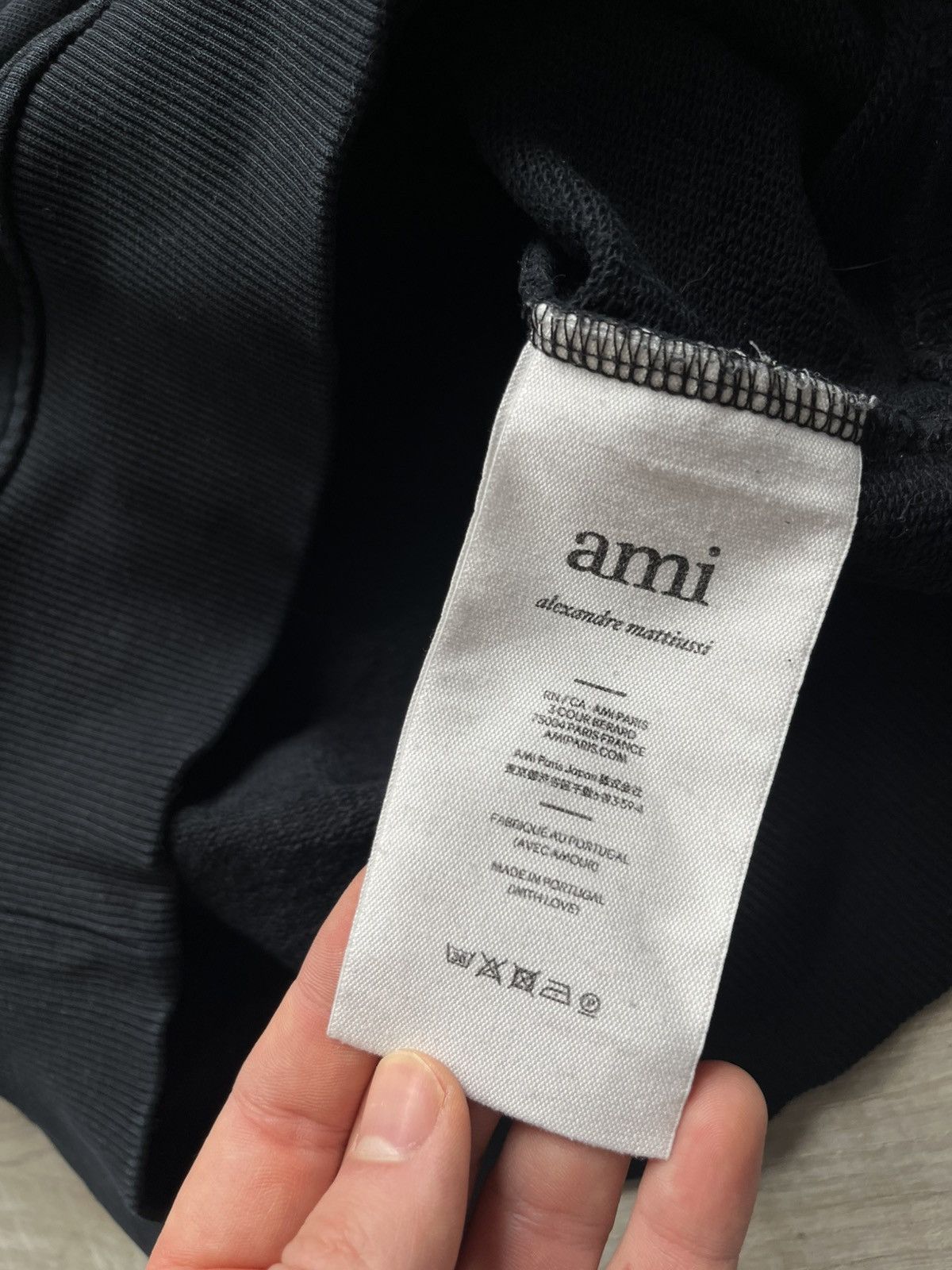 AMI AMI black crewneck sweatshirt Size US M / EU 48-50 / 2 - 5 Thumbnail