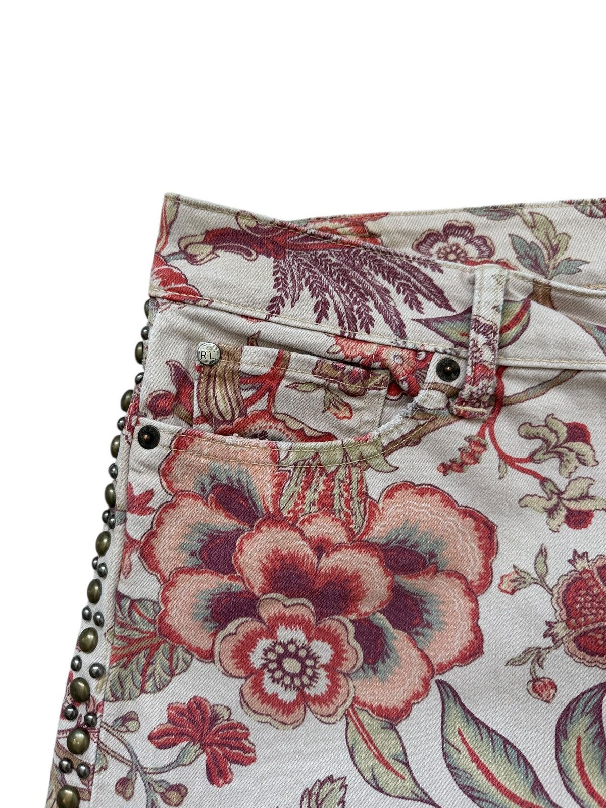 Denim & Supply Ralph Lauren Denim & Supply Ralph Lauren Floral Flowers Skinny Jeans Size 31" - 3 Thumbnail