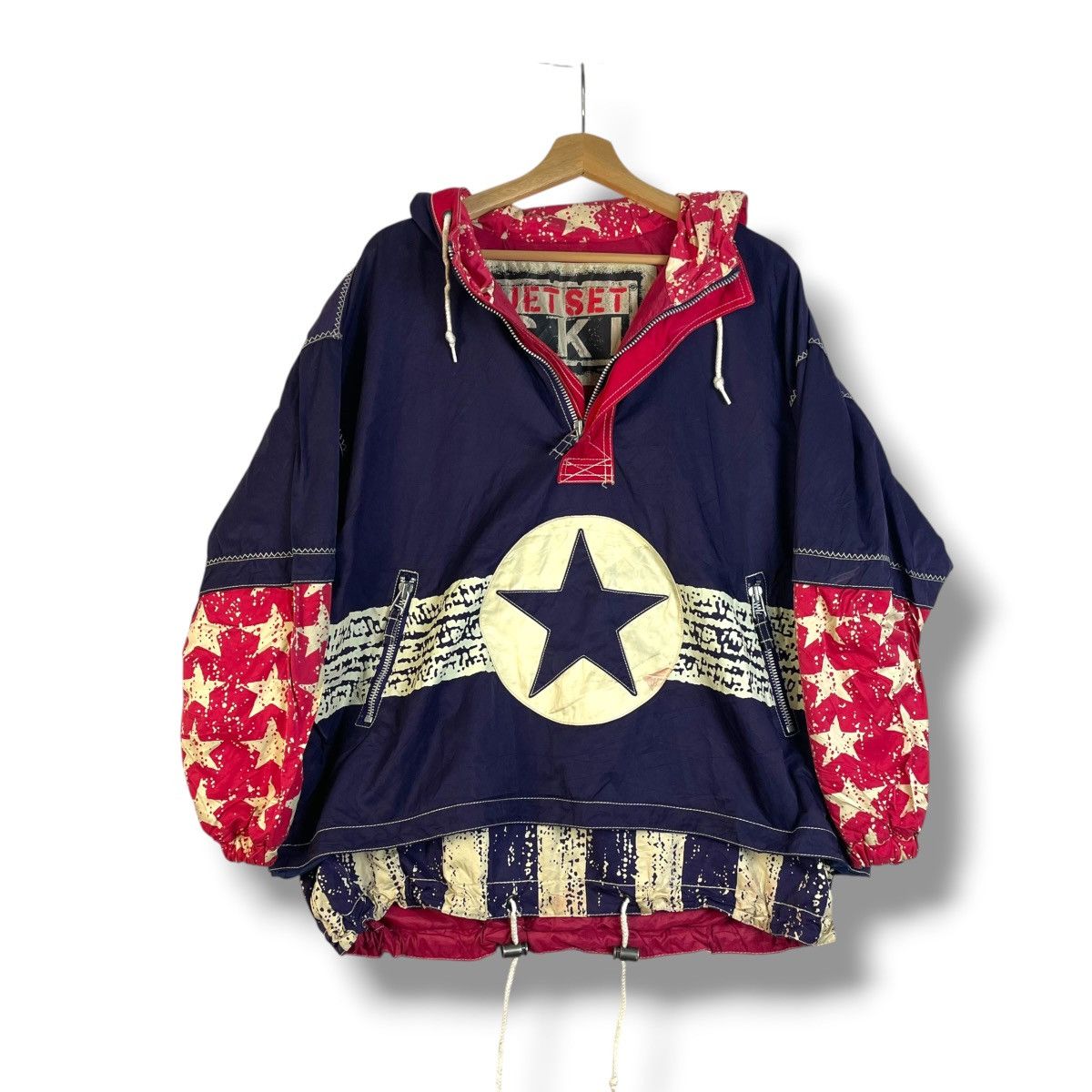Goldwin VINTAGE JET SET SKI GOLDWIN TWO LAYER HALF ZIPPER JACKET Size US S / EU 44-46 / 1 - 3 Thumbnail
