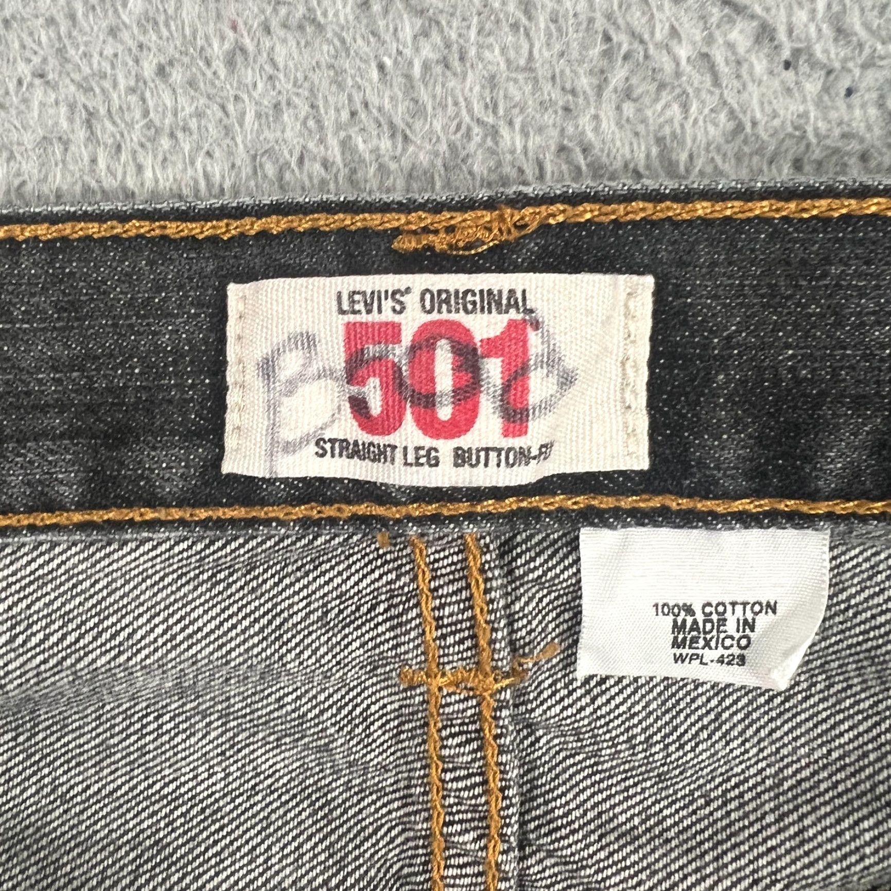 Levi's VINTAGE Levi's 501 Jeans Men 36x30 Dark Denim Straight Fit USA 90s Size US 38 / EU 54 - 6 Thumbnail