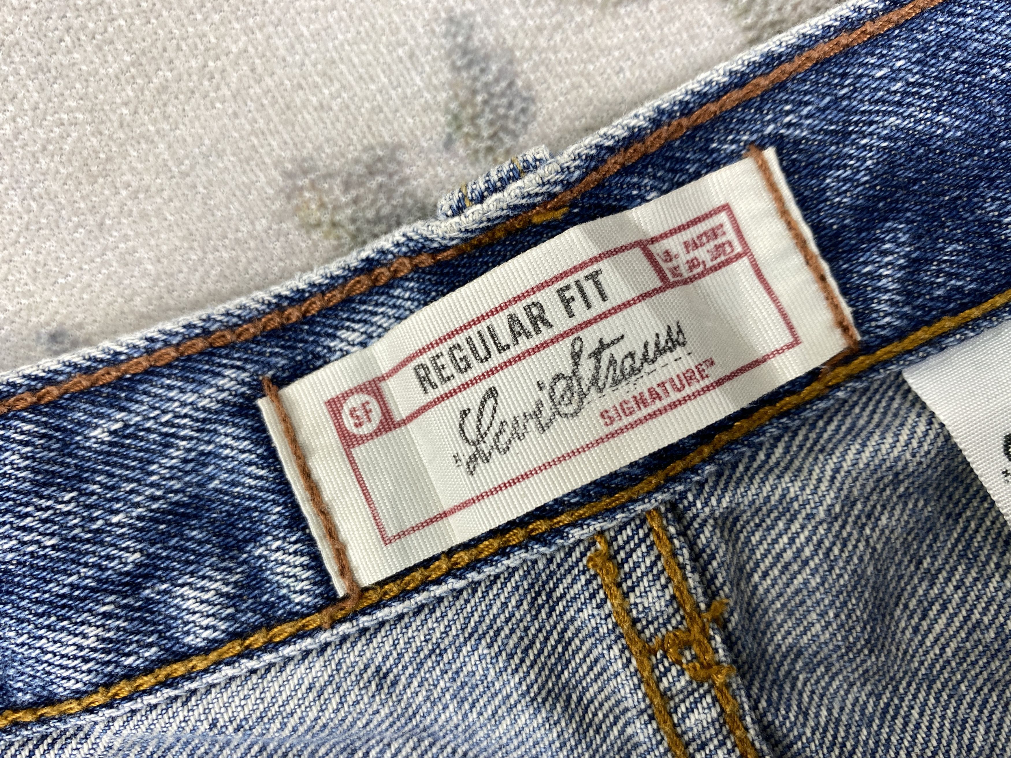 Levi's Distressed Blue Vintage Levi's Signature 36x29.5 -JN1796 Size US 36 / EU 52 - 8 Thumbnail