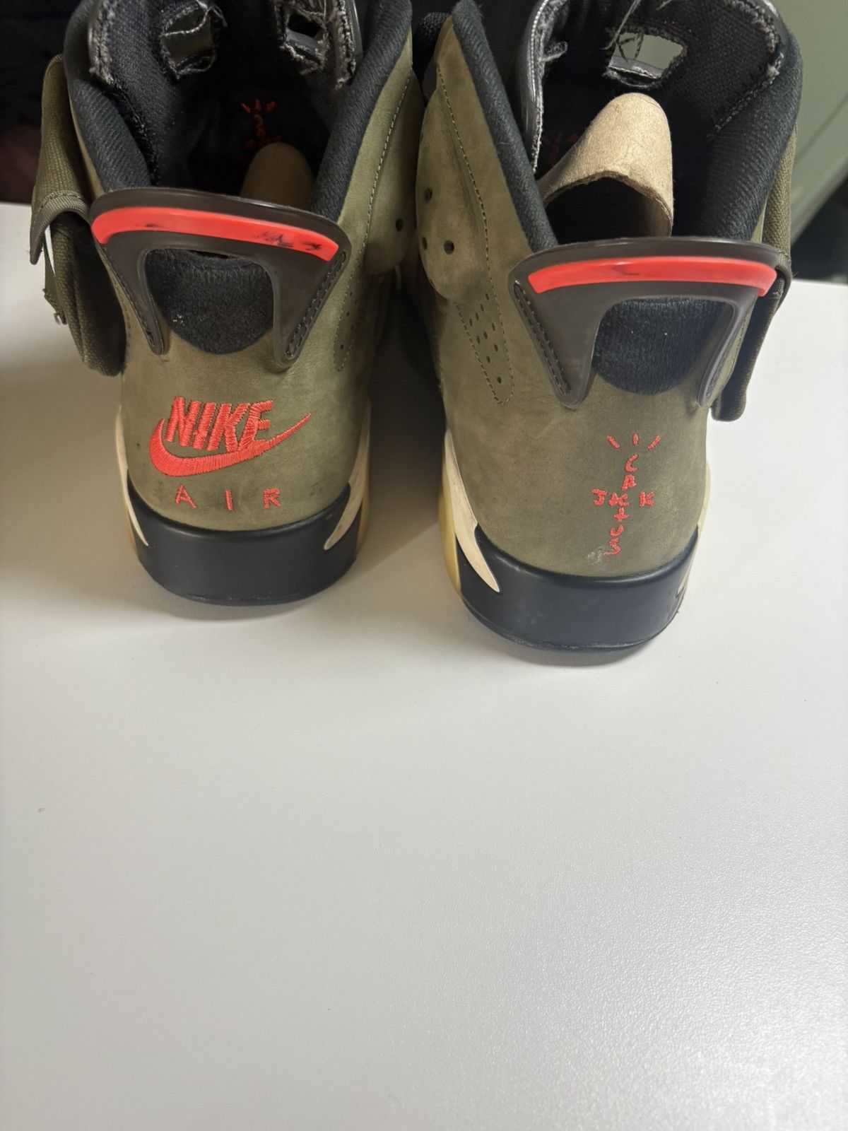 Jordan Brand × Travis Scott Ajr Jordan 6 X travis Scott olive Size US 11 / EU 44 - 5 Thumbnail