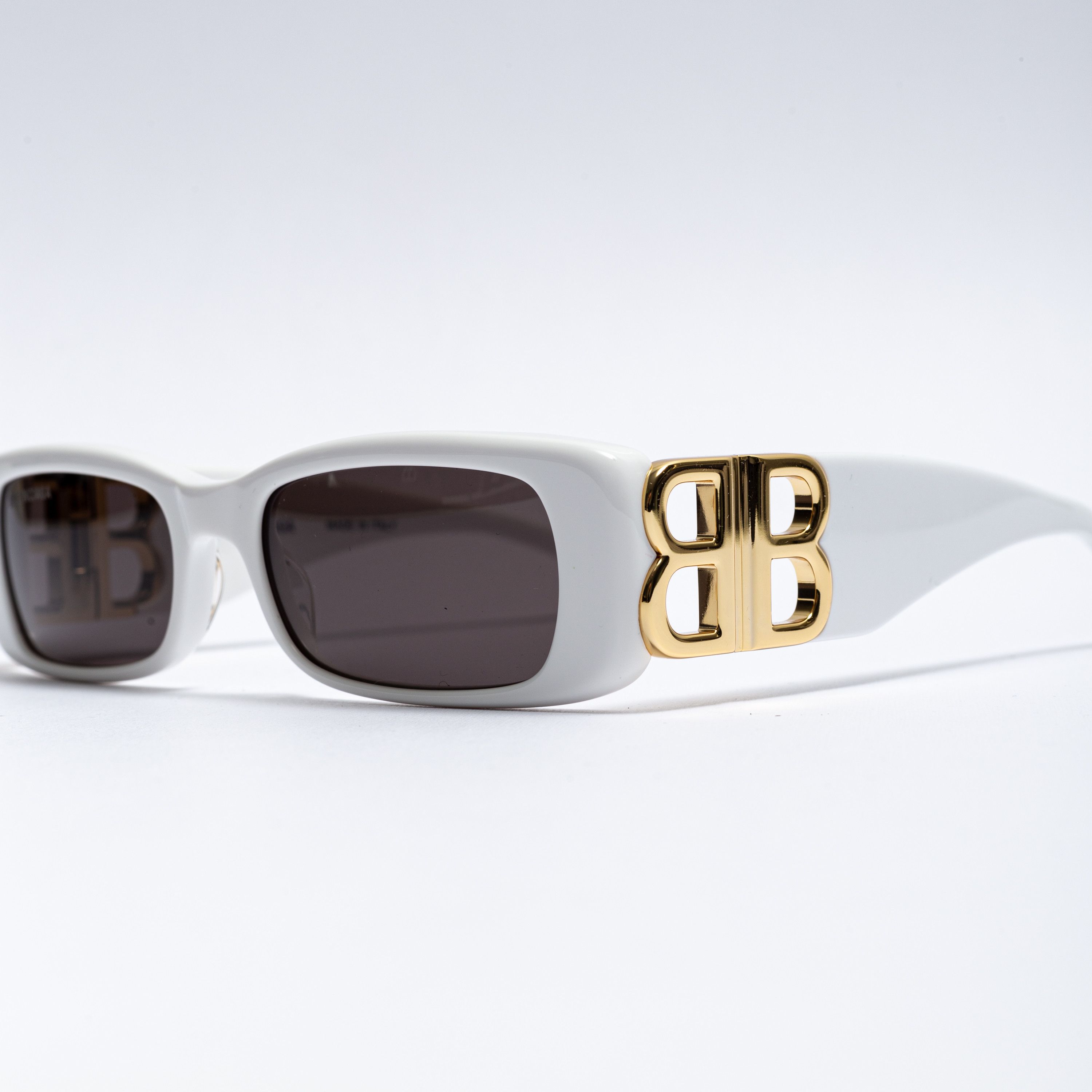 Balenciaga BALENCIAGA BB0096S 011 Dynasty Sunglasses WHITE Size ONE SIZE - 3 Thumbnail