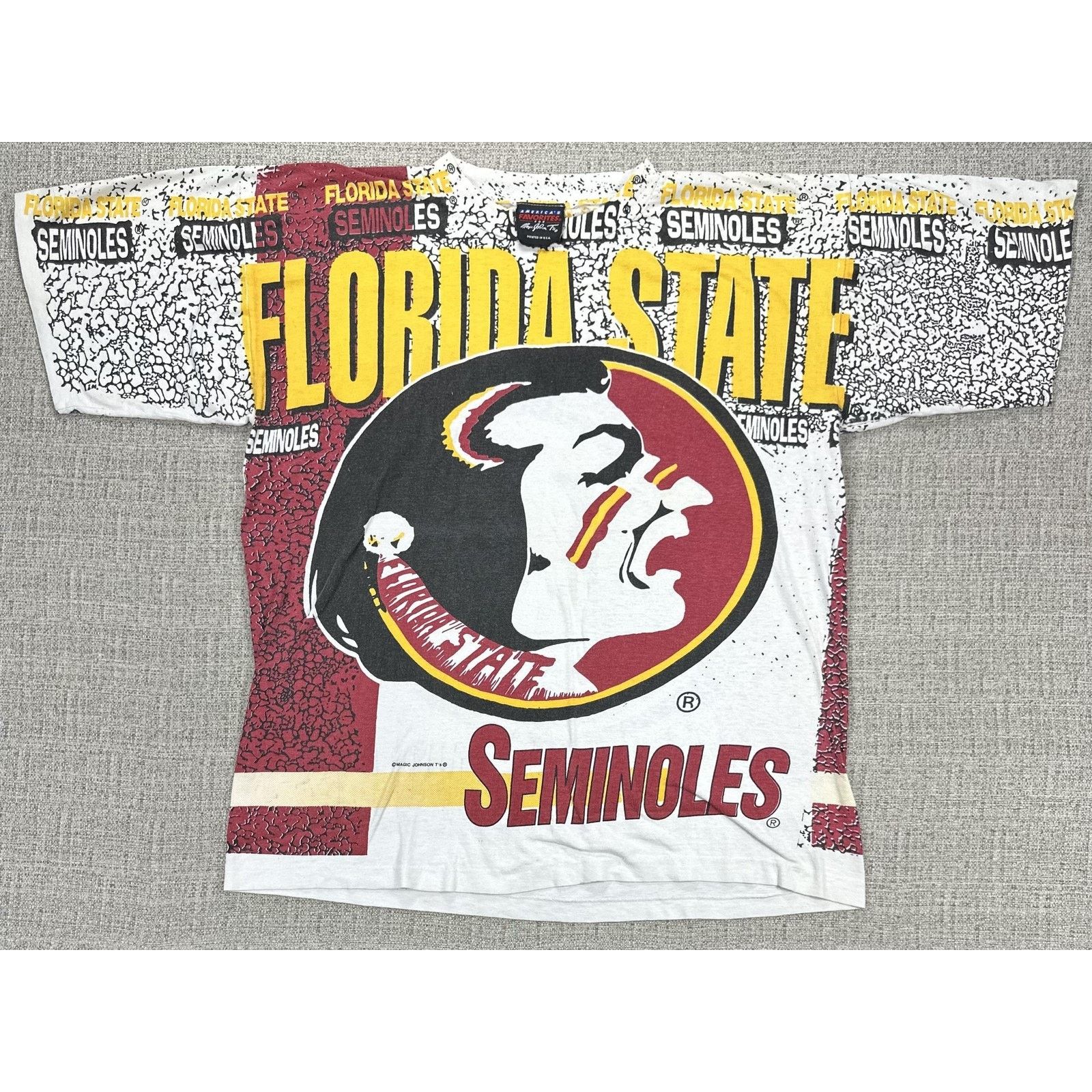 Other Florida State Seminoles Shirt Sz L AOP Magic Johnson T's 90s Size US L / EU 52-54 / 3 - 1 Thumbnail