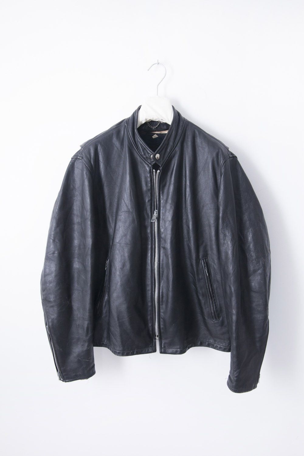 Vintage Vintage 1970's single rider leather jacket Size US L / EU 52-54 / 3 - 1 Thumbnail