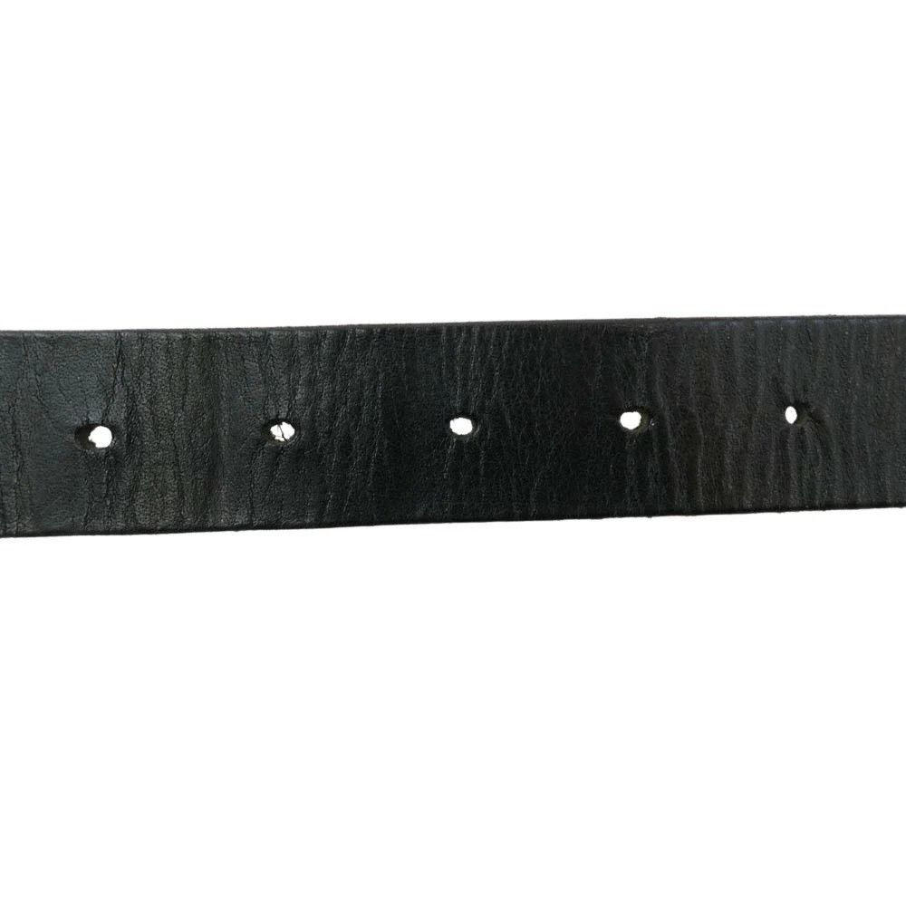 Yohji Yamamoto Yohji Yamamoto POUR HOMME Logo Embossed Cowhide Leather Belt Size 34 - 7 Thumbnail