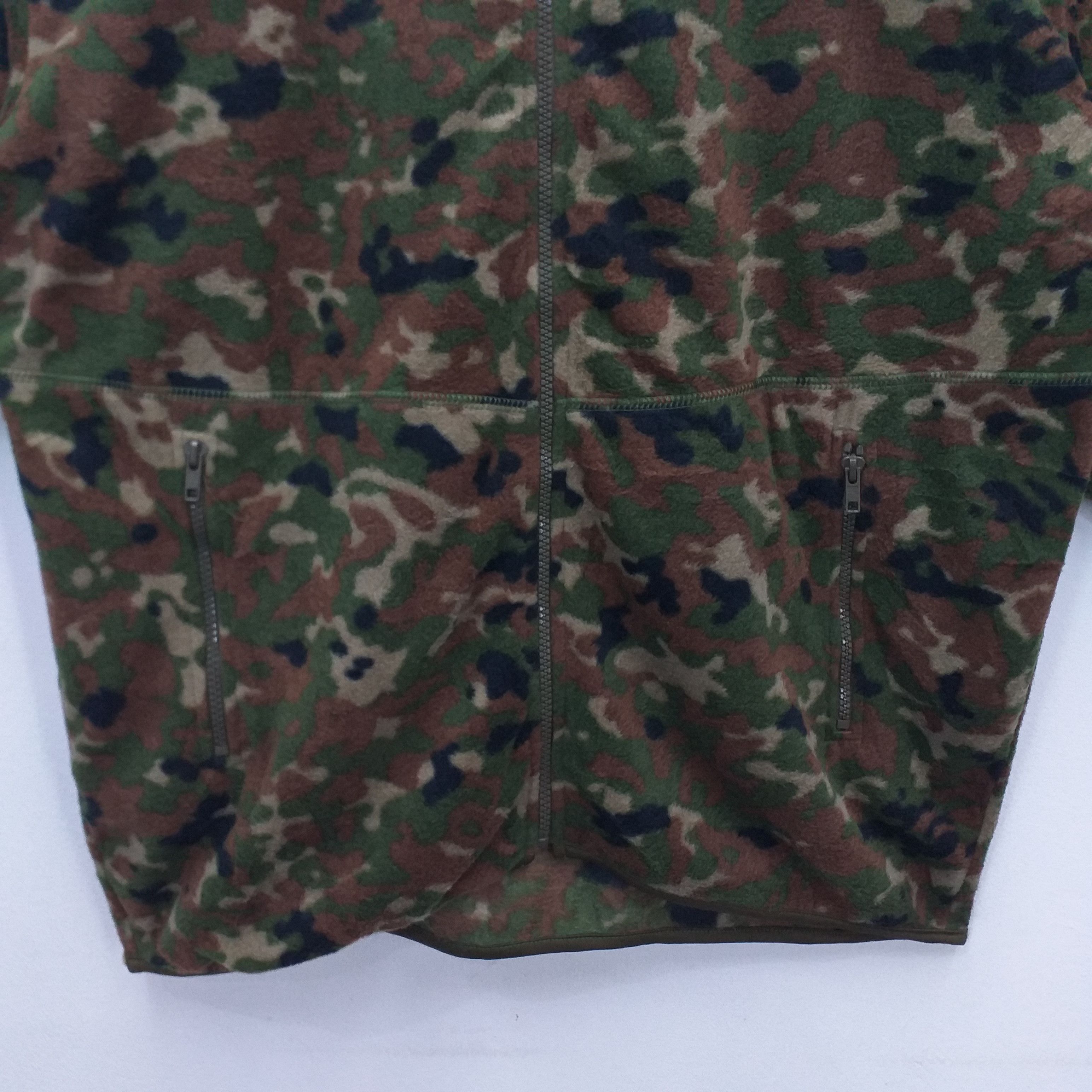 Japanese Brand Camo Fleece Jacket -J012 Size US L / EU 52-54 / 3 - 7 Thumbnail