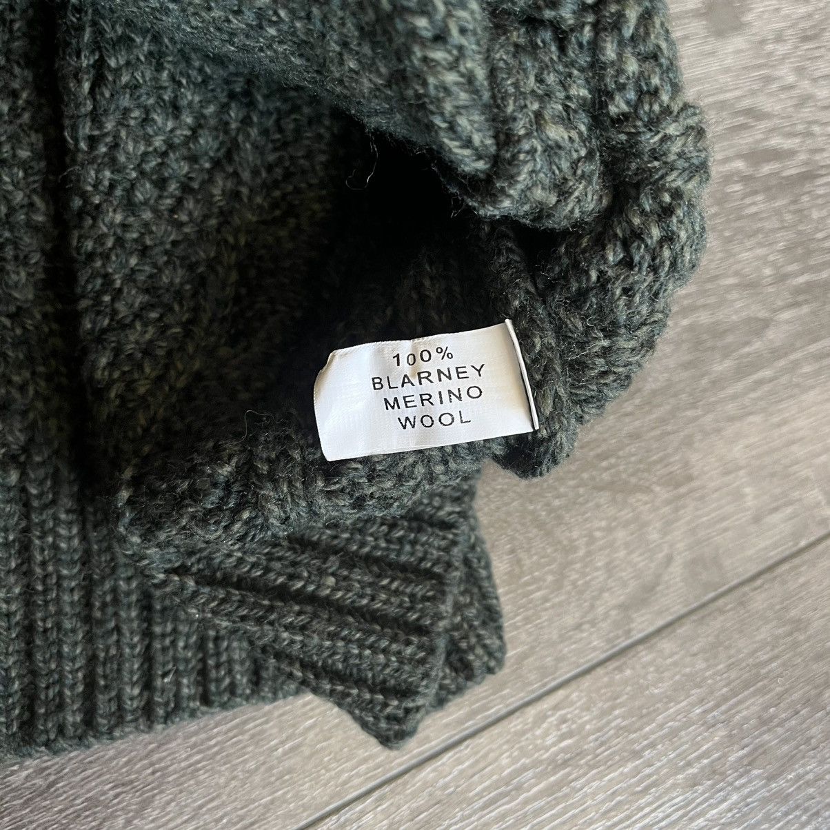 Aran Crafts × Vintage Vintage Blarney Woollen Mills Knit Hannah Sweater Hooded Y2K Size M / US 6-8 / IT 42-44 - 5 Thumbnail