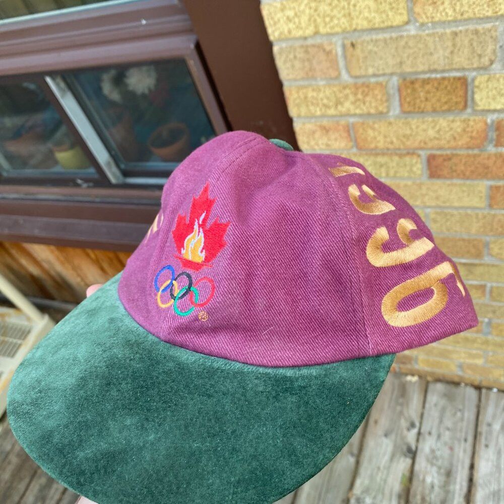 USA Olympics Vintage 1996 Atlanta Olympics Embroidered Hat Velvet Size ONE SIZE - 4 Thumbnail