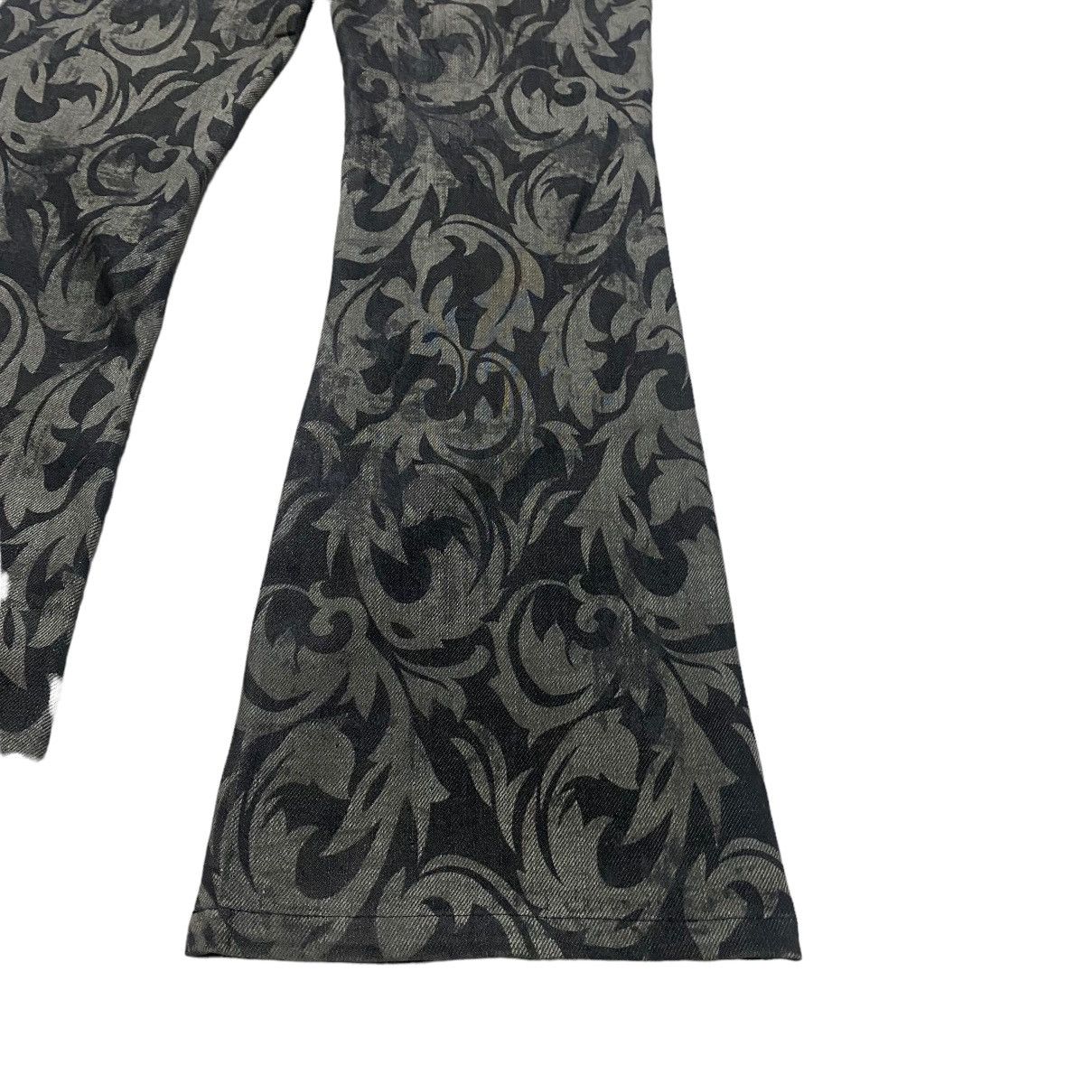 Japanese Brand BLACK PEACE NOW Tribal Coated Flare Pants Size US 28 / EU 44 - 14 Thumbnail