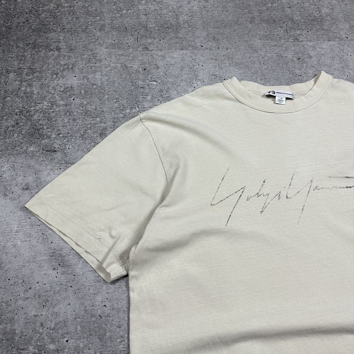 Yohji Yamamoto Adidas Y-3 Yohji Yamamoto Signature Print T-shirt Men’s Size US L / EU 52-54 / 3 - 2 Thumbnail