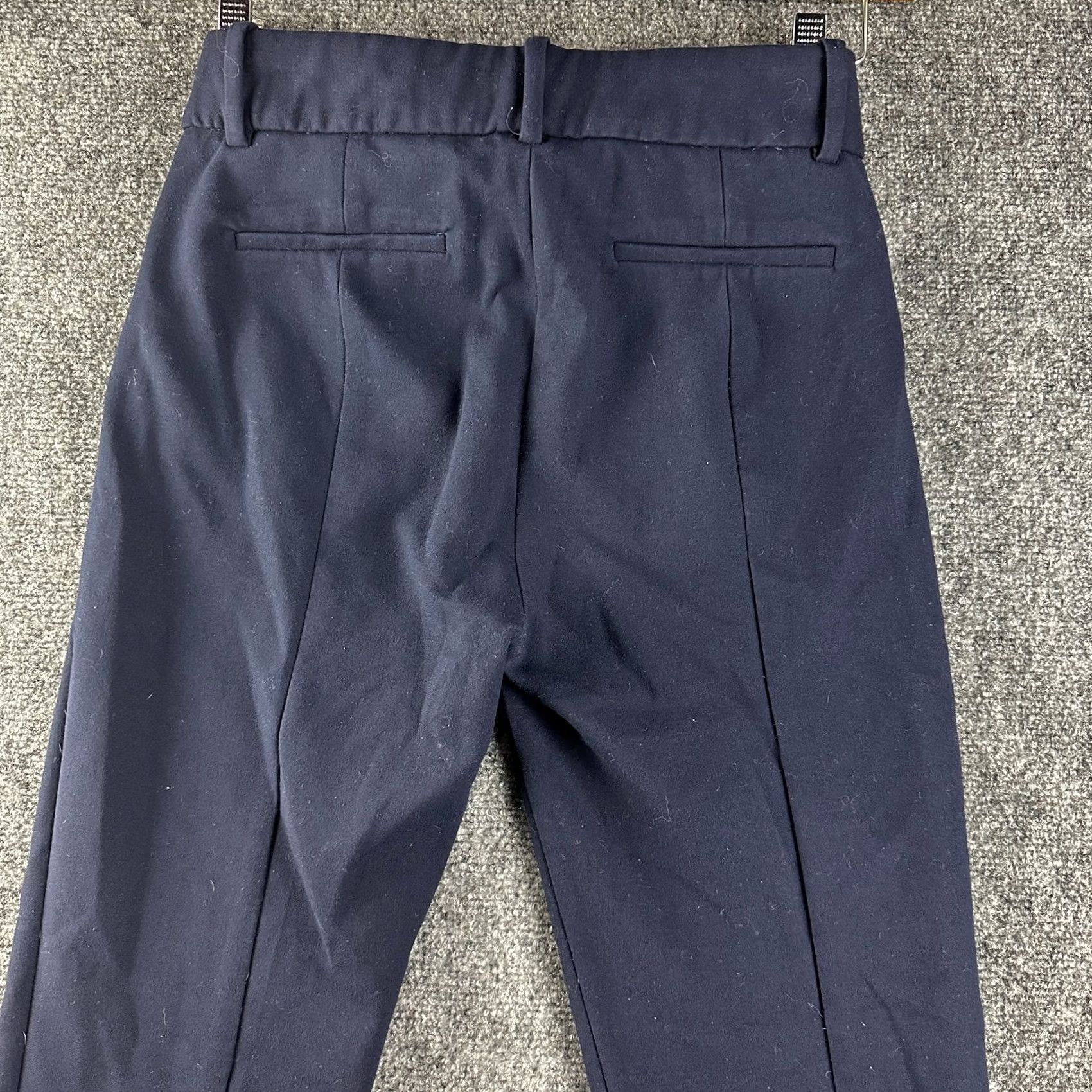 J.Crew J.CREW Pants Womens 2 Cameron Blue Stretch Flat Front Zip Fly Pockets Cropped Size 26" / US 2 / IT 38 - 7 Thumbnail