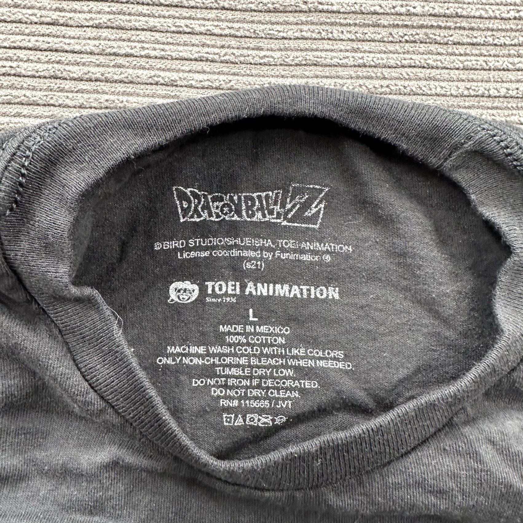 Vintage Dragon Ball Z Super Ultra Instinct T-Shirt Men L Black Cotton Graphic Print Size US L / EU 52-54 / 3 - 3 Thumbnail