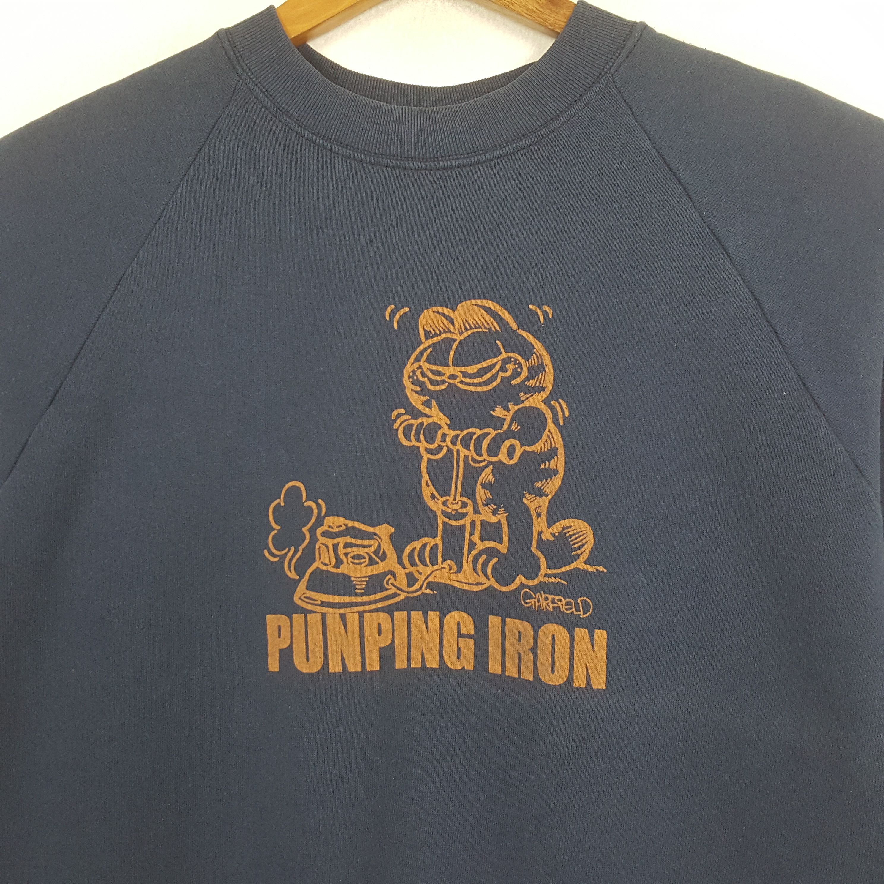 Fruit Of The Loom × Japanese Brand × Vintage Vintage PUNPING IRON Japanese Brand Sweatshirt C290N14 Size US S / EU 44-46 / 1 - 2 Thumbnail