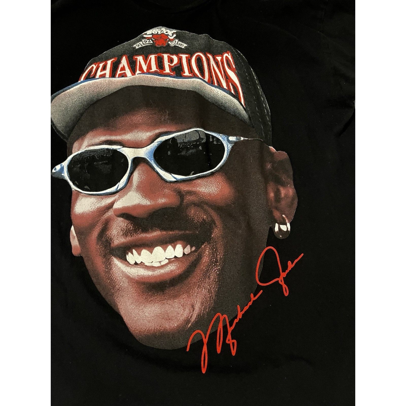 Other Michael Jordan Champions Graphic T Shirt Men's Large Bulls Size US L / EU 52-54 / 3 - 2 Thumbnail
