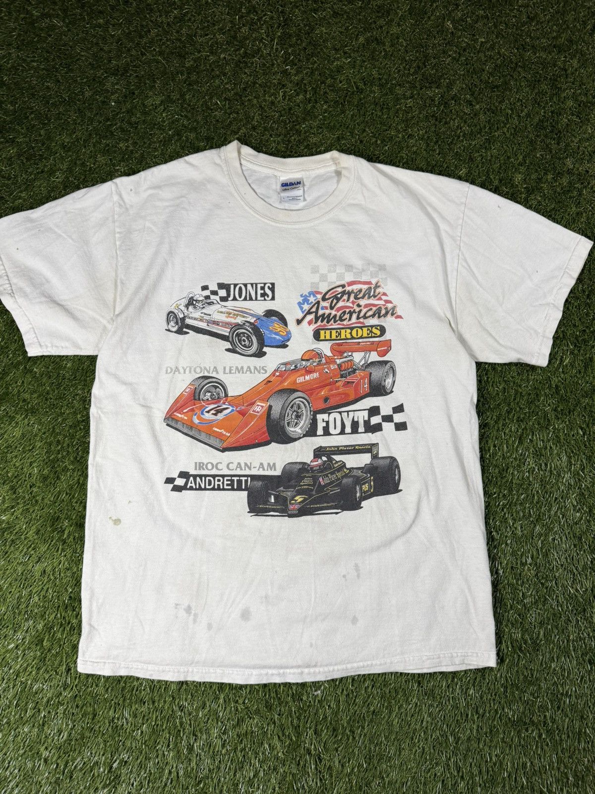 NASCAR Vintage Y2k Formula 1 Andretti Racing Cars Legends AOP Tee Size US L / EU 52-54 / 3 - 1 Thumbnail